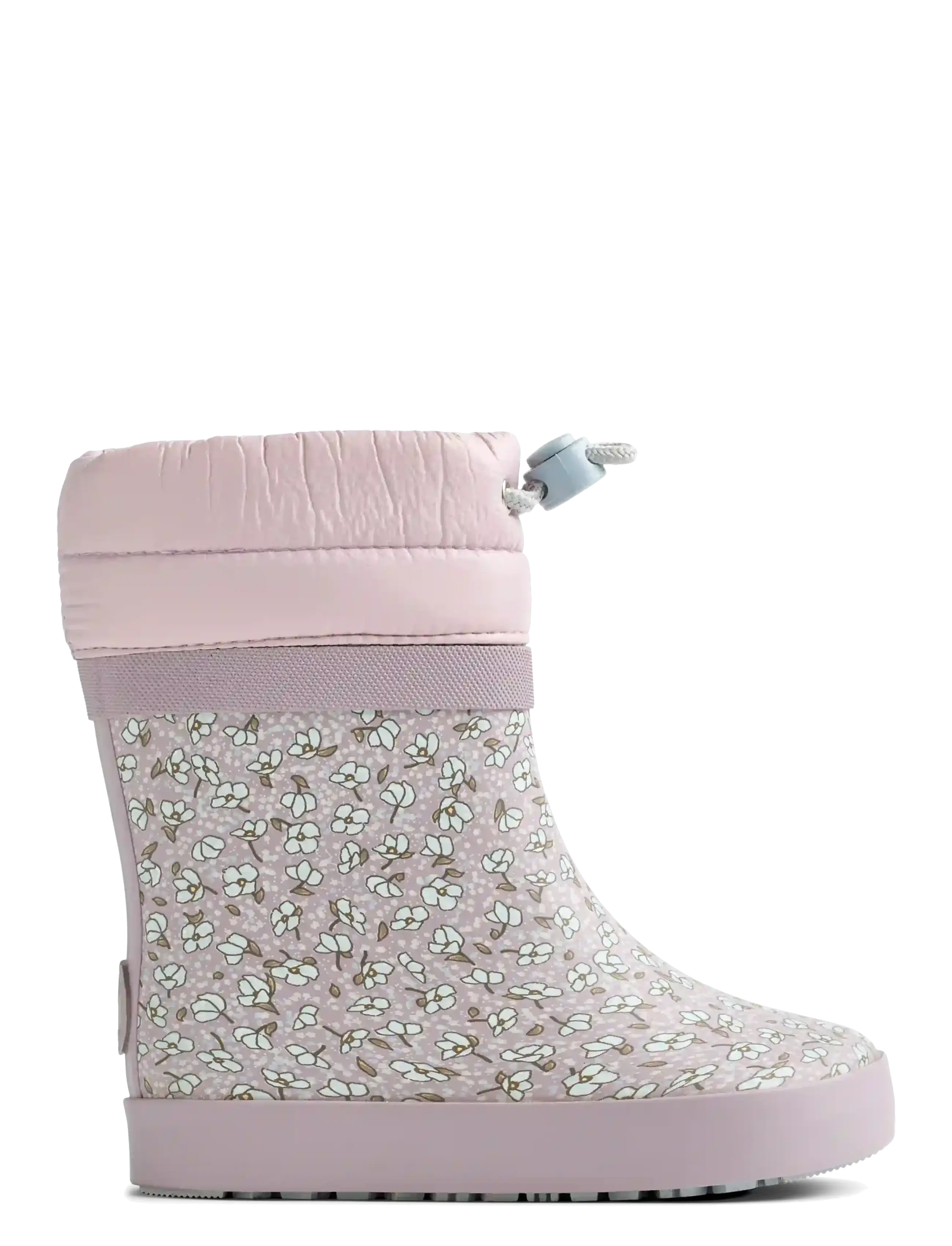 Wheat - Thermo Barefoot Rubber Boot Arden - gummistøvler med for - lilac blue flowers - 2