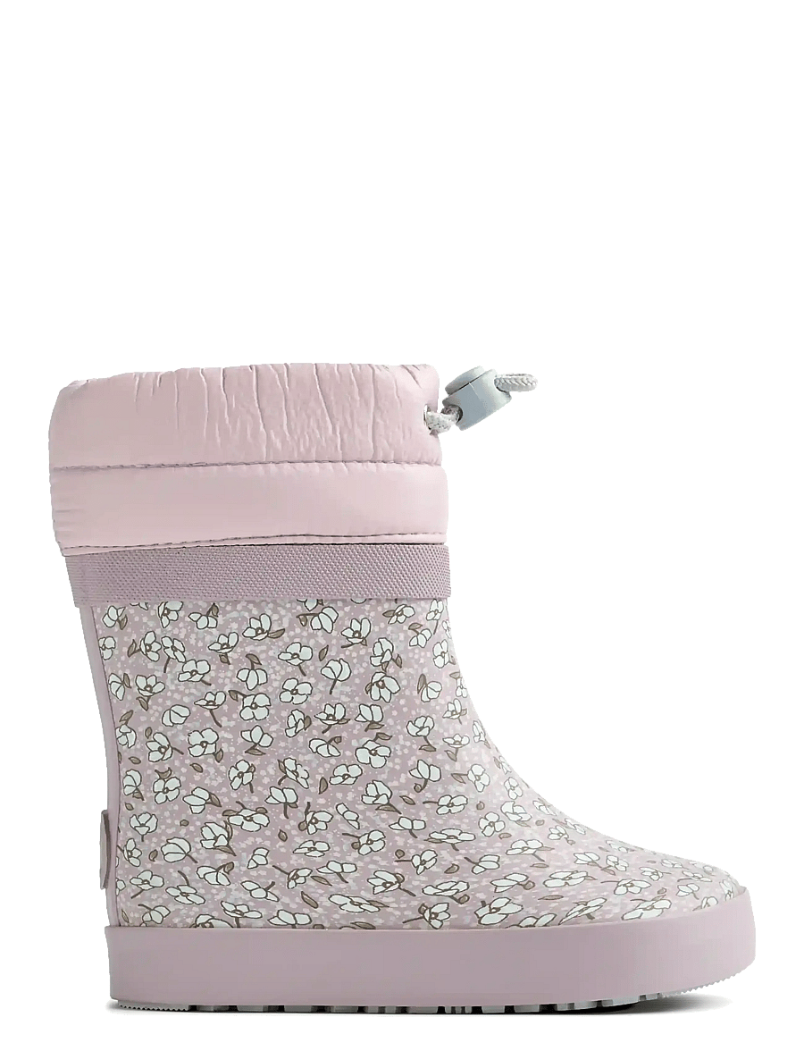 Wheat - Thermo Barefoot Rubber Boot Arden - gefütterte gummistiefel - lilac blue flowers - 2