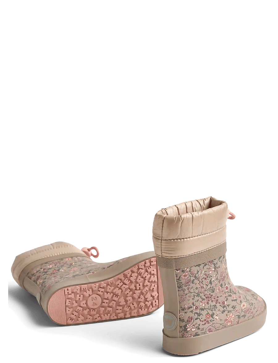 Wheat - Thermo Barefoot Rubber Boot Arden - gefütterte gummistiefel - portabella flowers - 2