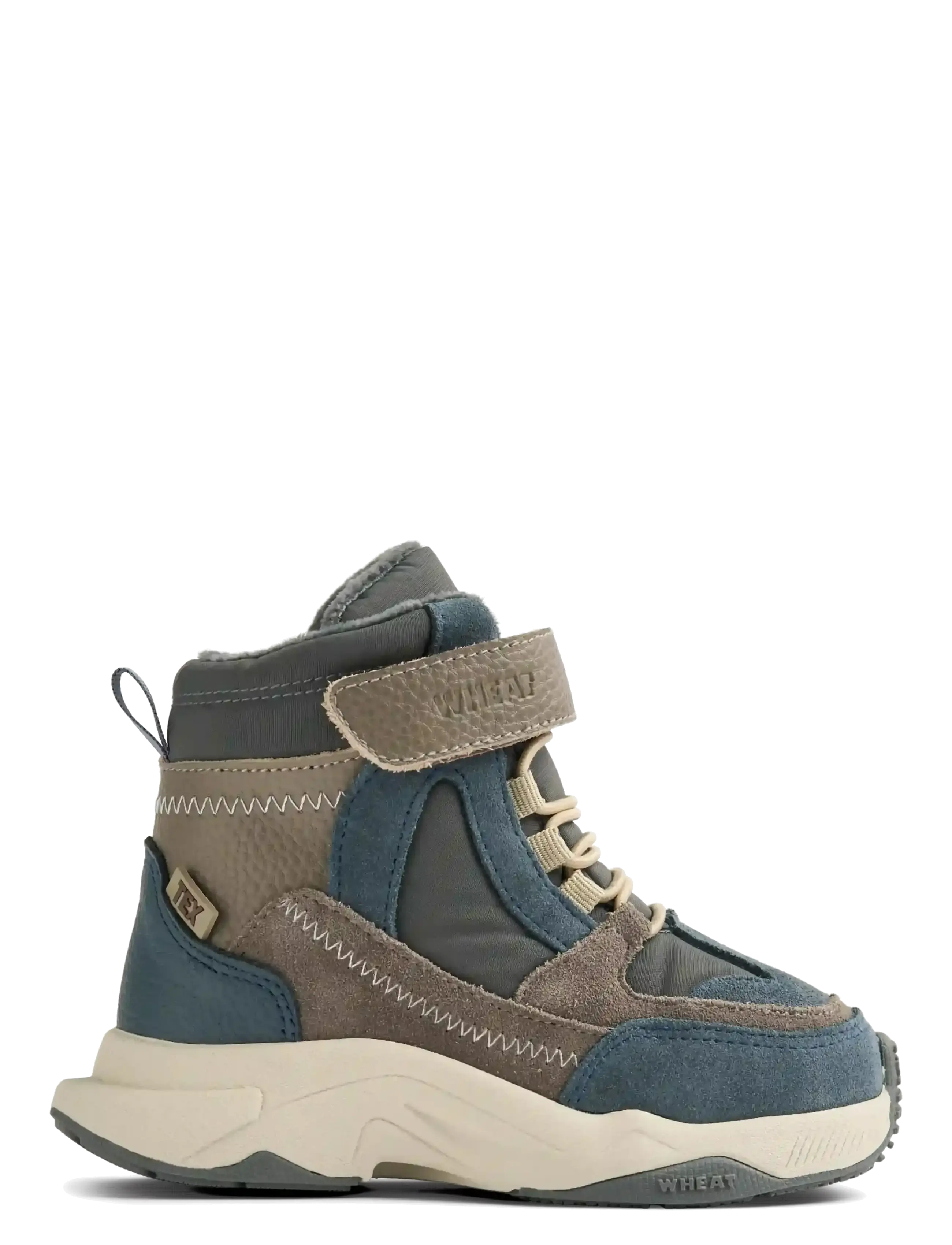 Wheat - Sneaker Bootie Muni 2.0 Tex - höga sneakers - dark petroleum - 3