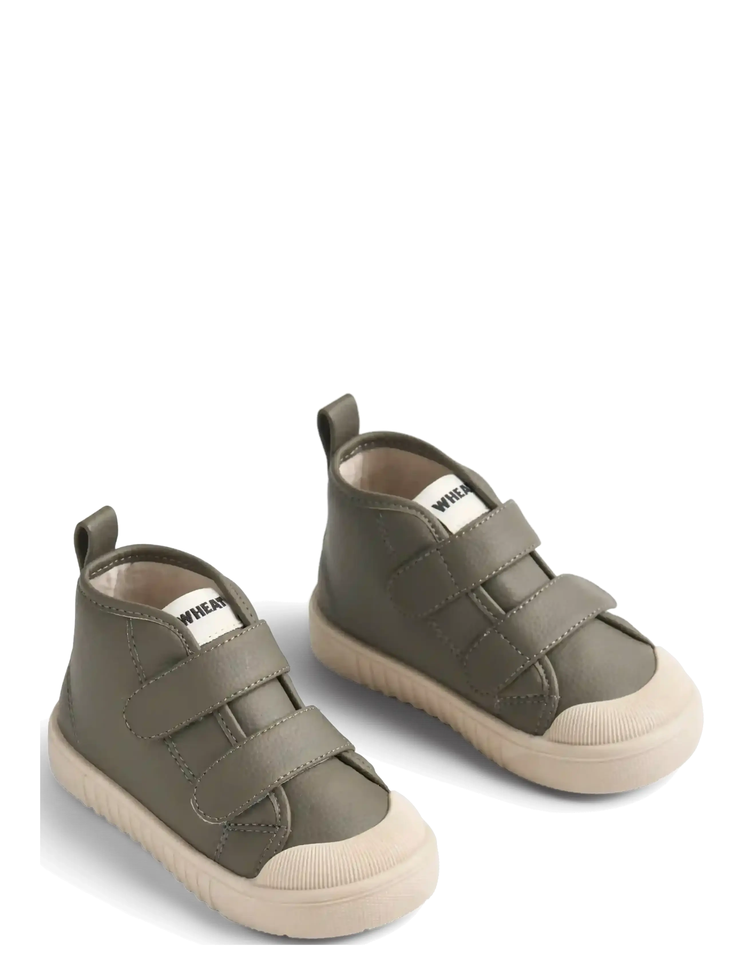 Wheat Sneaker Leo Leather - Höga sneakers - DRY LEAVES / khaki/green