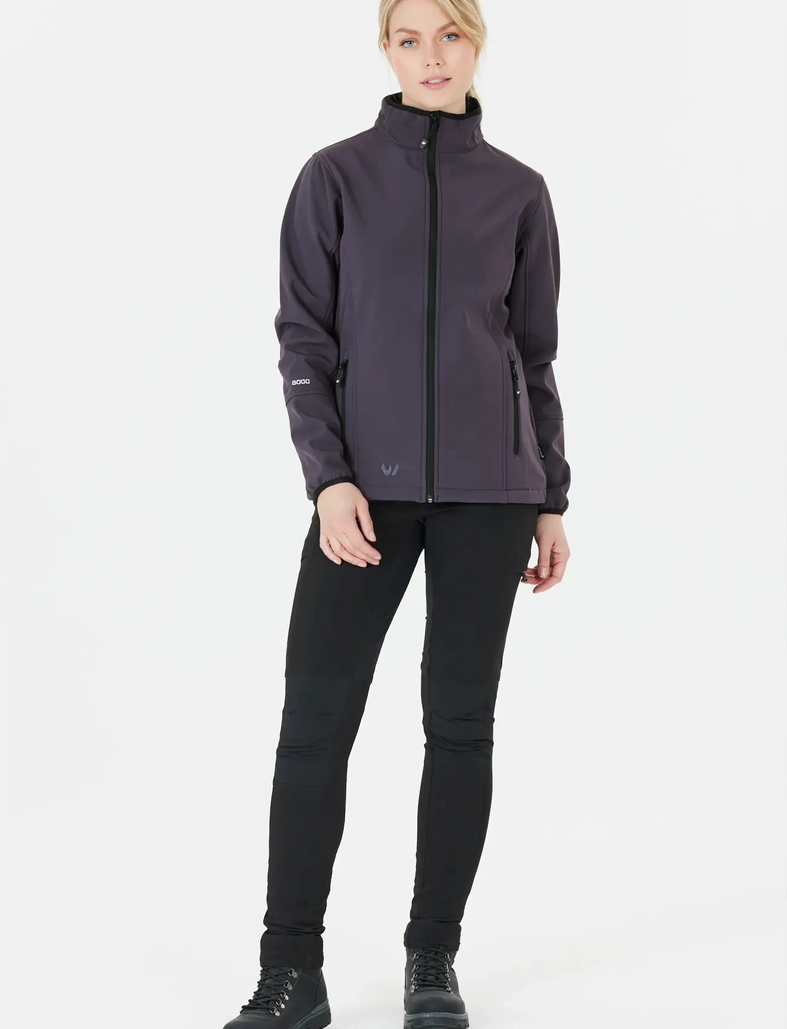 Whistler Covina W Softshell Jacket W-Pro 800, Kvinder, Softshelljakke, Lila, Str: 42