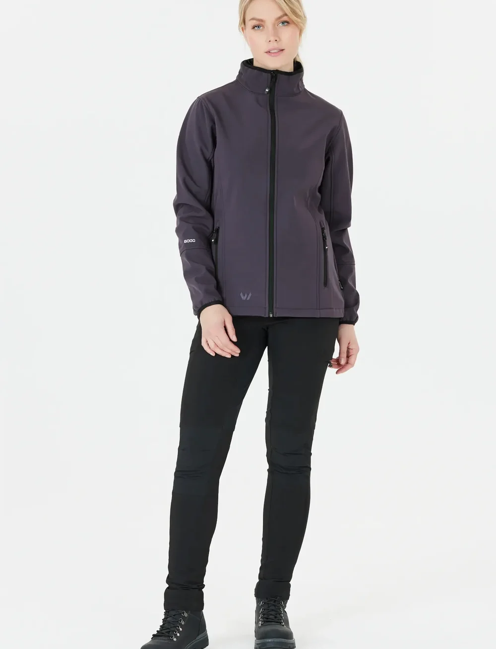 Whistler - Covina W Softshell Jacket W-PRO 800 - friluftsjakker - nightshade - 0