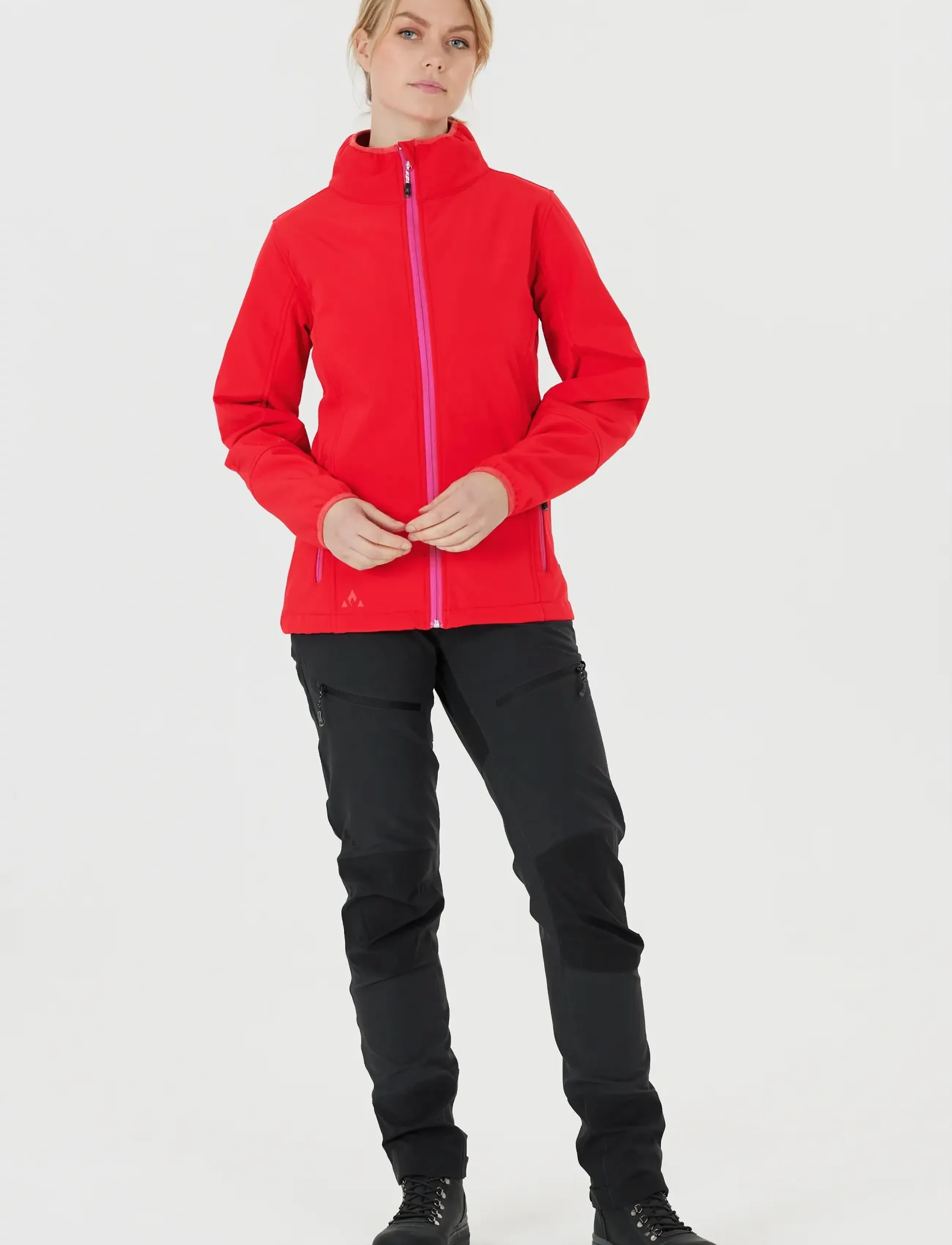 Whistler Covina W Softshell Jacket W-Pro 800, Kvinder, Softshelljakke, Rød, Str: 38