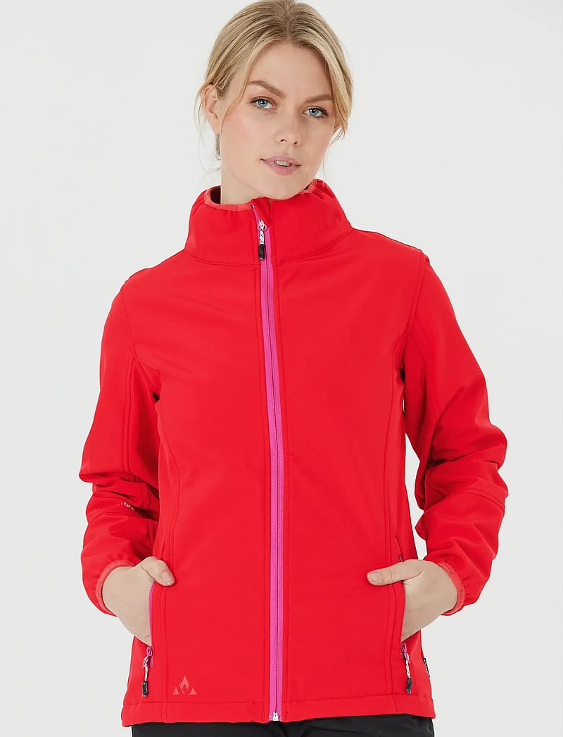 Whistler - Covina W Softshell Jacket W-PRO 800 - friluftsjakker - ski patrol - 4