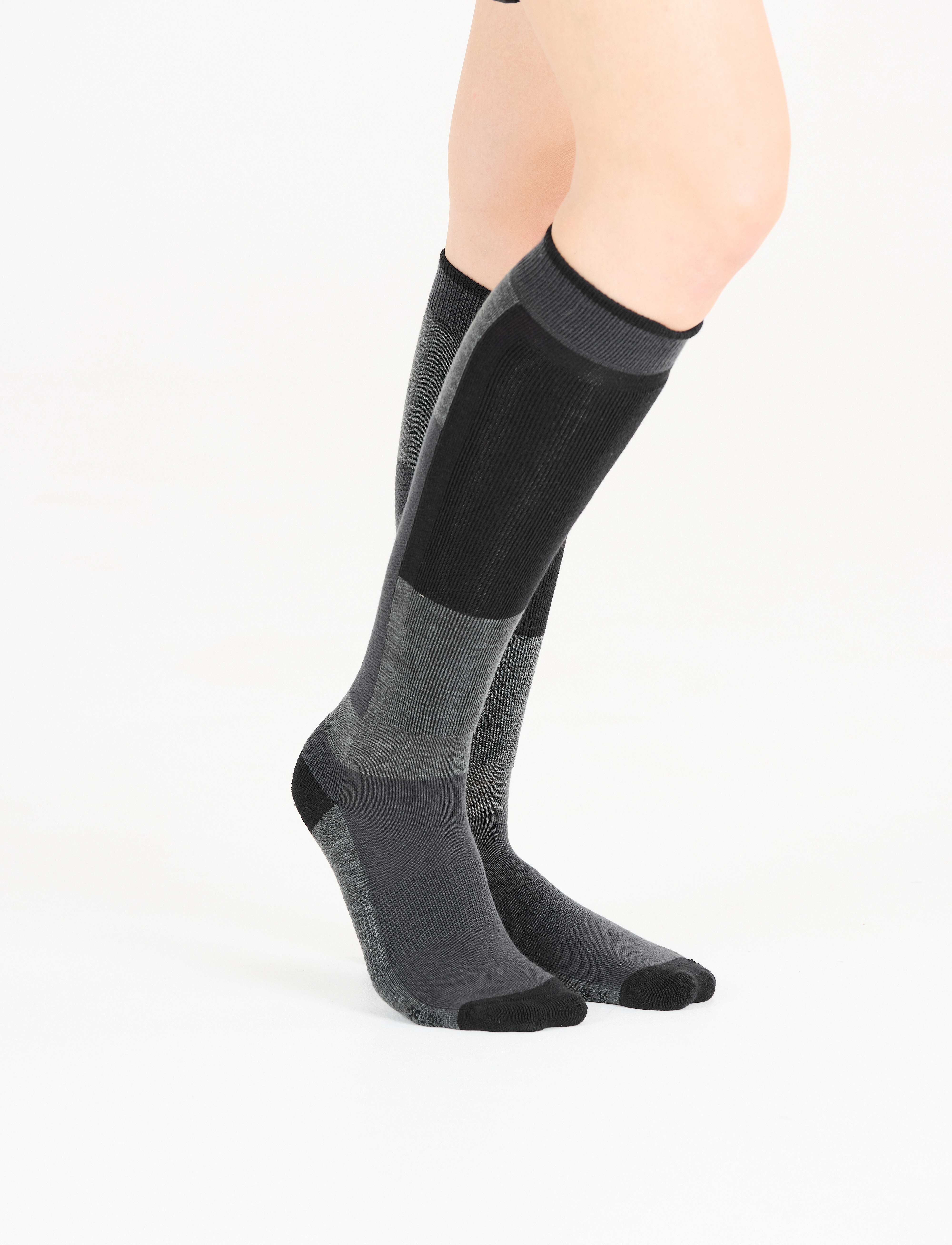 Whistler - Corsicana 2-Pack Ski Sock - dark grey melange - 4