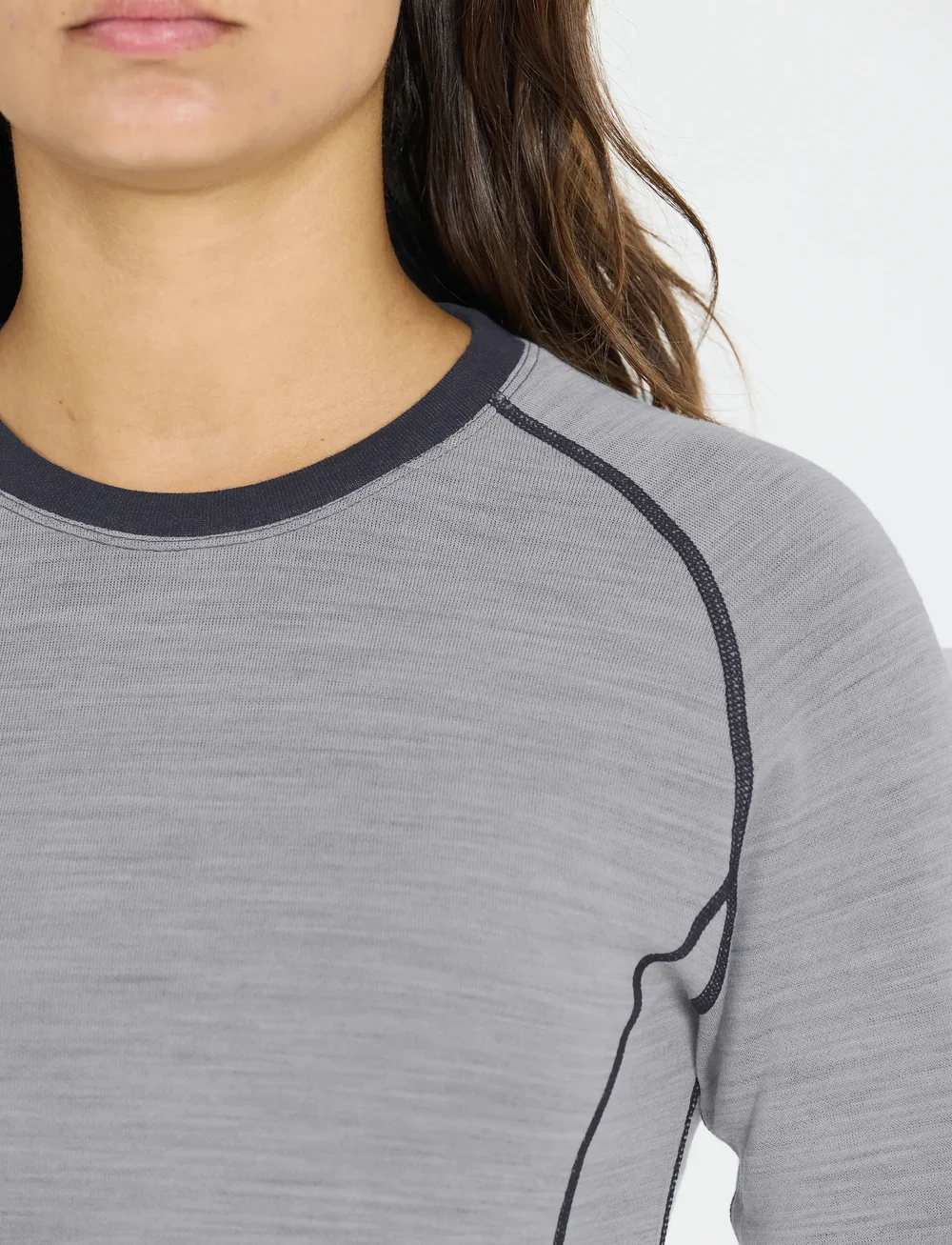 Whistler - Brandi W Merino Wool Baselayer Top - funktionsunterwäsche - oberteile - dusty blue - 0