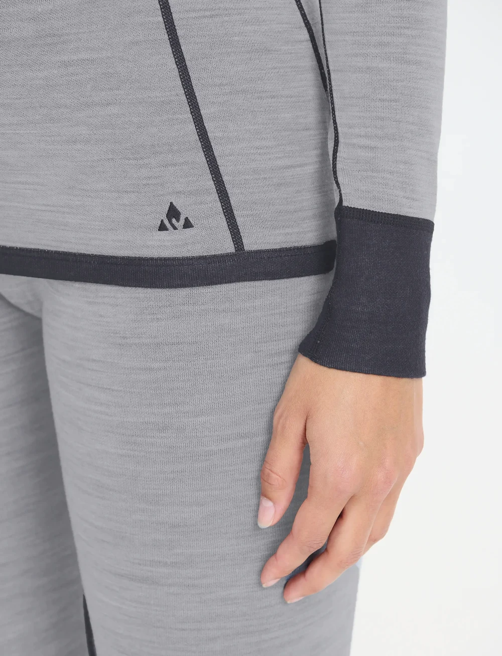 Whistler - Brandi W Merino Wool Baselayer Top - funktionsunterwäsche - oberteile - dusty blue - 4