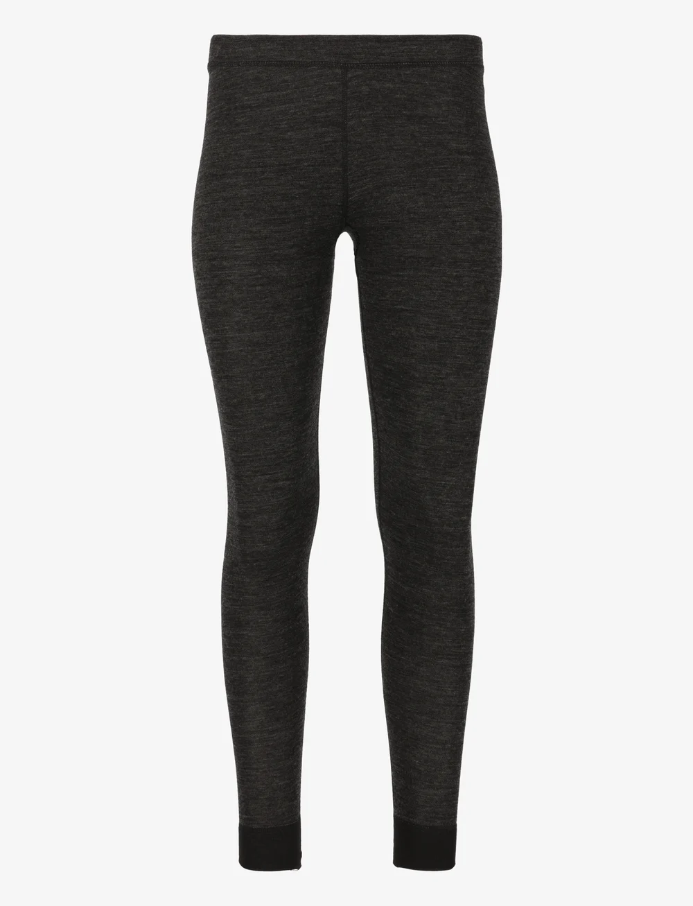 Whistler - Camea W Merino Wool Baselayer Pants - base layer bottoms - dark grey melange - 1