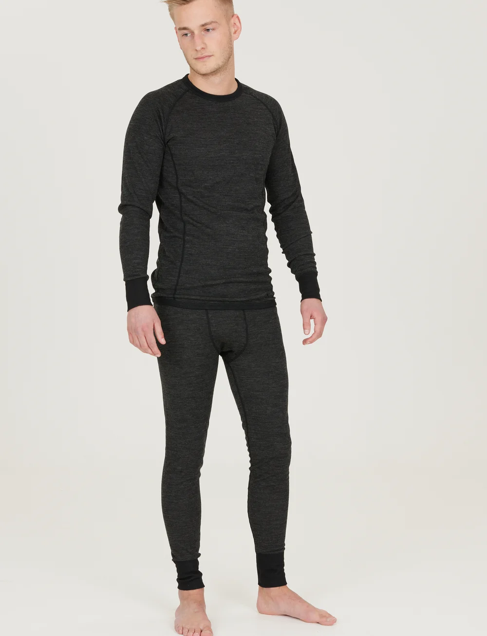 Whistler - Bradley M Merino Wool Baselayer Top - funktionsunterwäsche - oberteile - navy blazer - 5