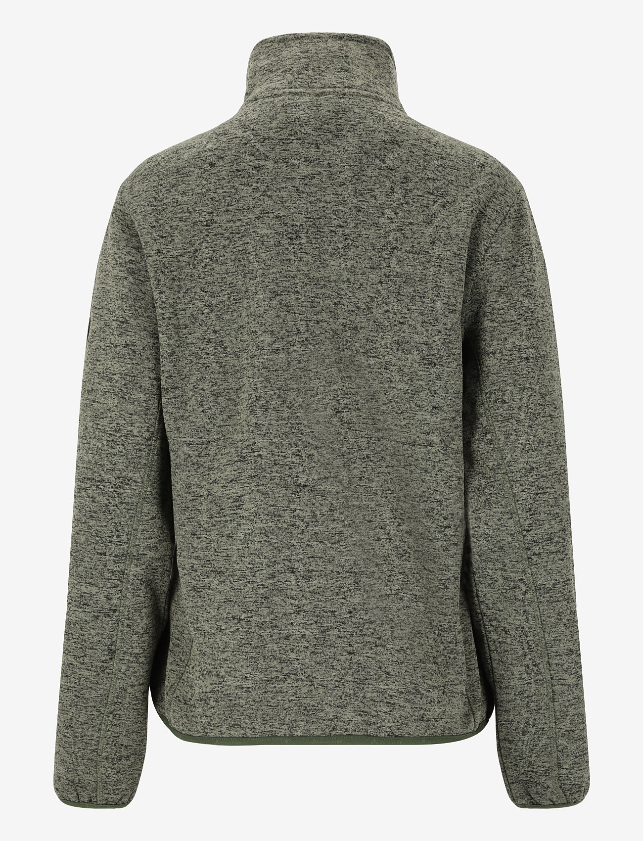 Whistler - Samani W Melange Fleece Jacket - fleece & midlayer - agave green - 2