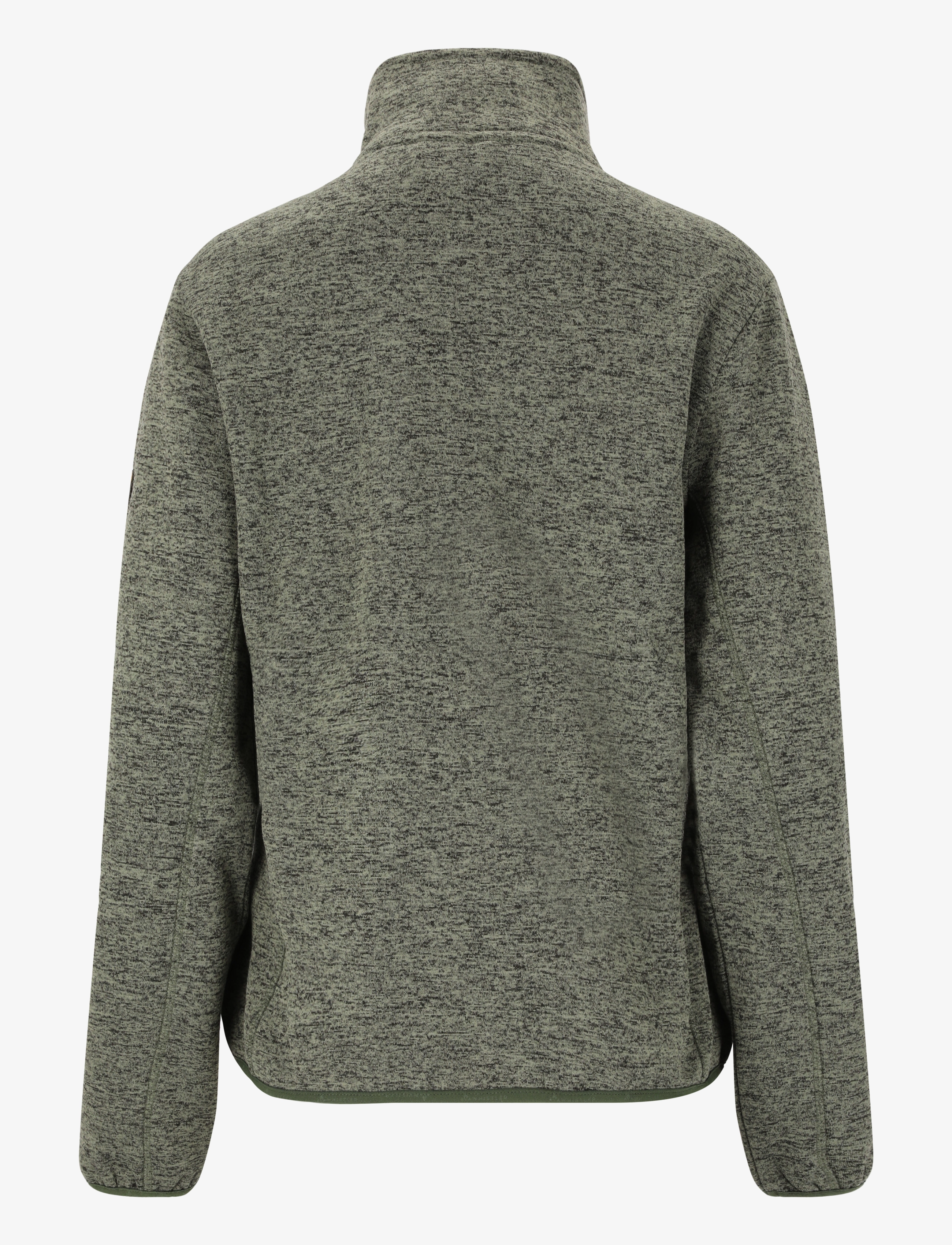 Whistler - Samani W Melange Fleece Jacket - góry - agave green - 2