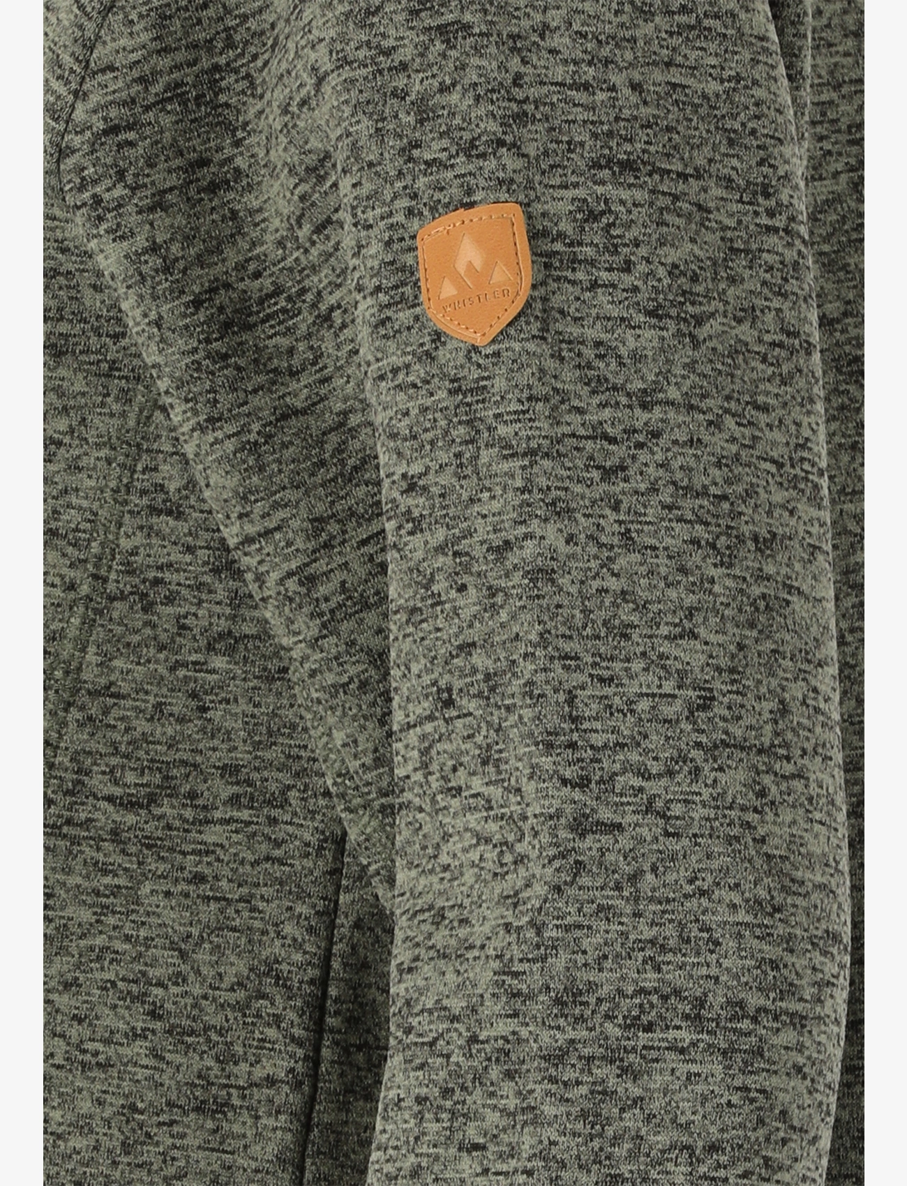 Whistler - Samani W Melange Fleece Jacket - góry - agave green - 3