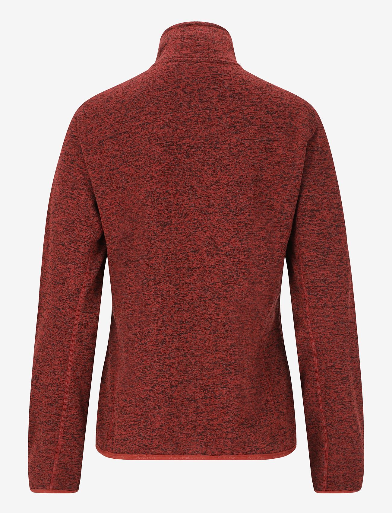 Whistler - Samani W Melange Fleece Jacket - fleece & midlayer - red pear - 2