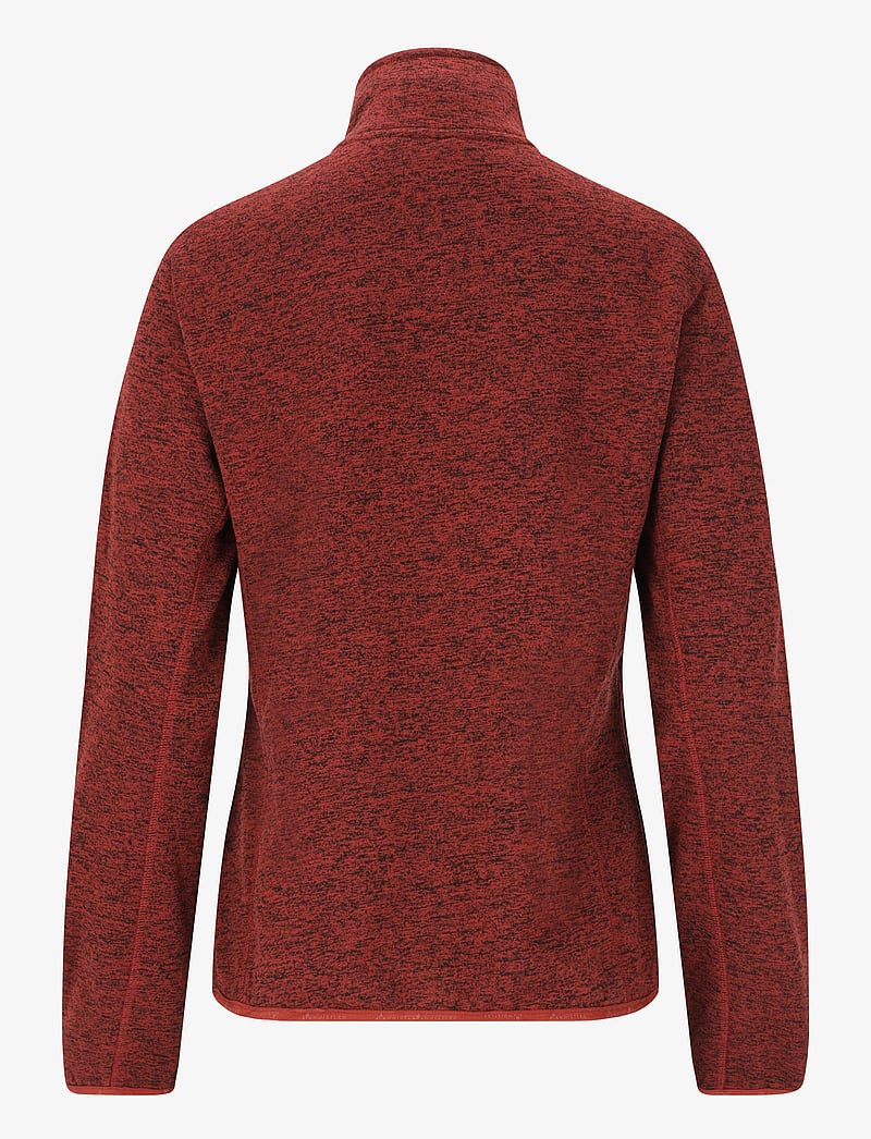 Whistler - Samani W Melange Fleece Jacket - fleece & midlayer - red pear - 2