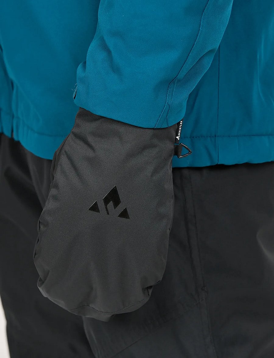 Whistler - Reita Unisex Mittens w/ Inner Glove - Īkšķa cimdi - black - 0