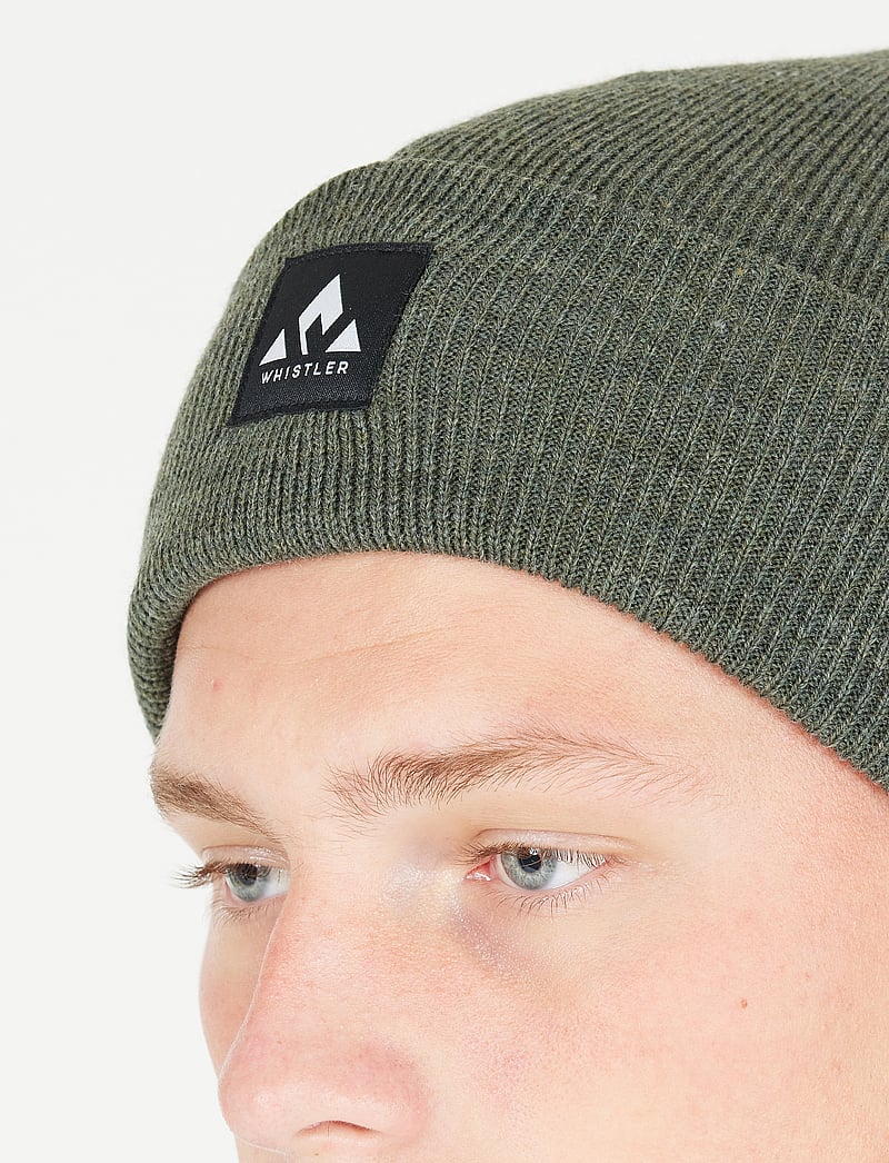 Whistler - Linjoe Melange Hat - mössor - black ink - 5