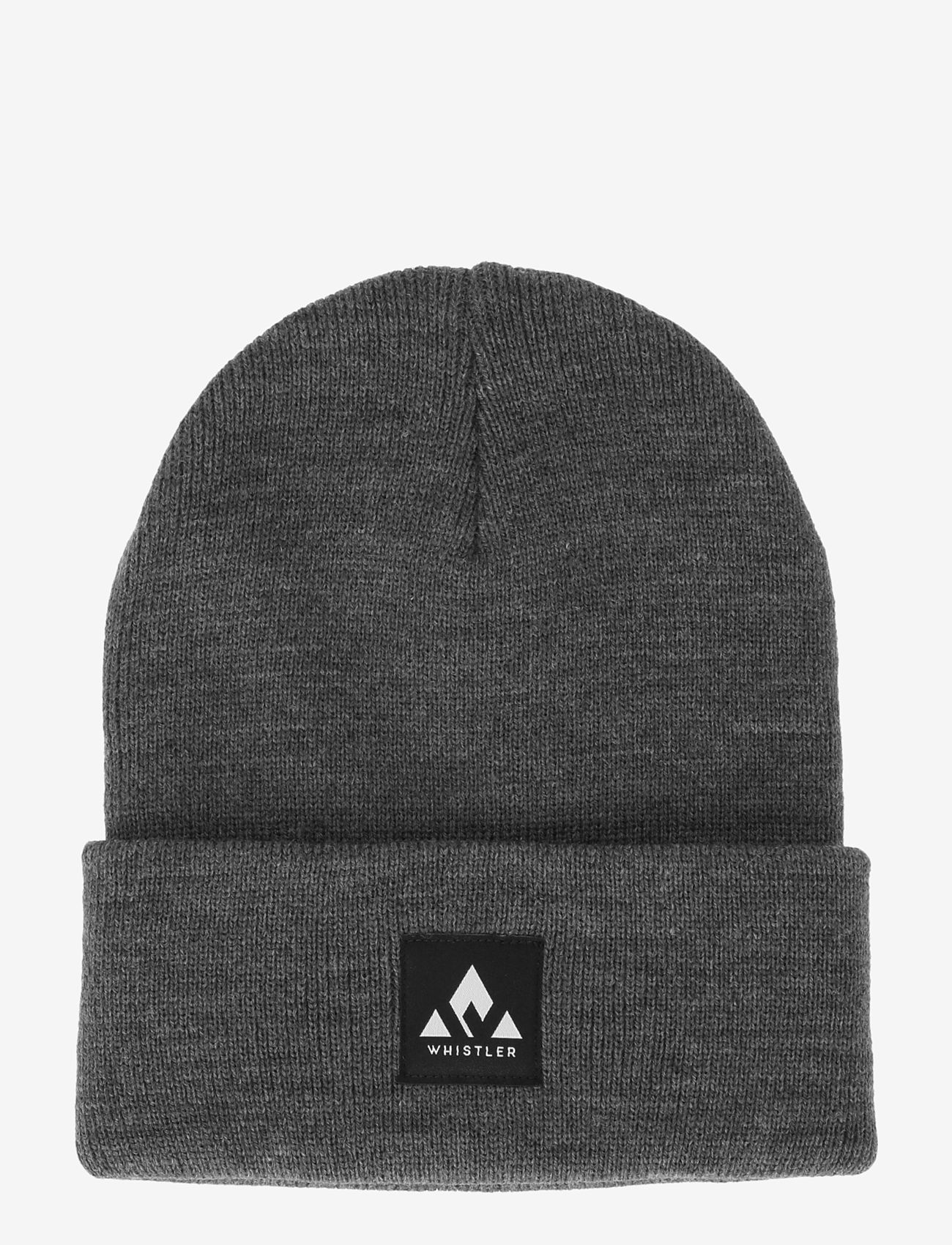 Whistler - Linjoe Melange Hat - mössor - dark grey melange - 1