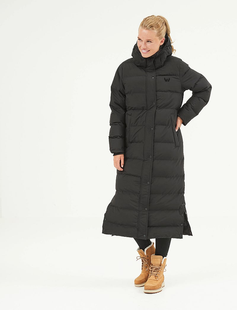 Whistler - Joana W Long Puffer Jacket - down jackets - black - 3