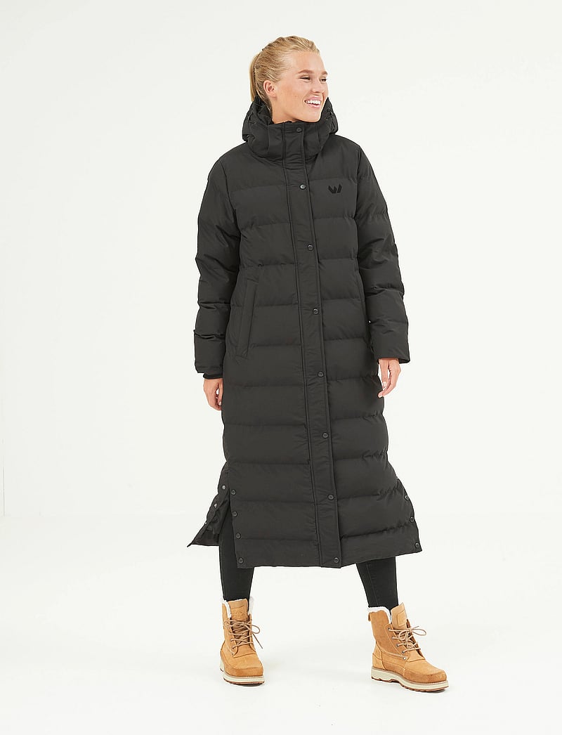 Whistler - Joana W Long Puffer Jacket - down jackets - black - 2
