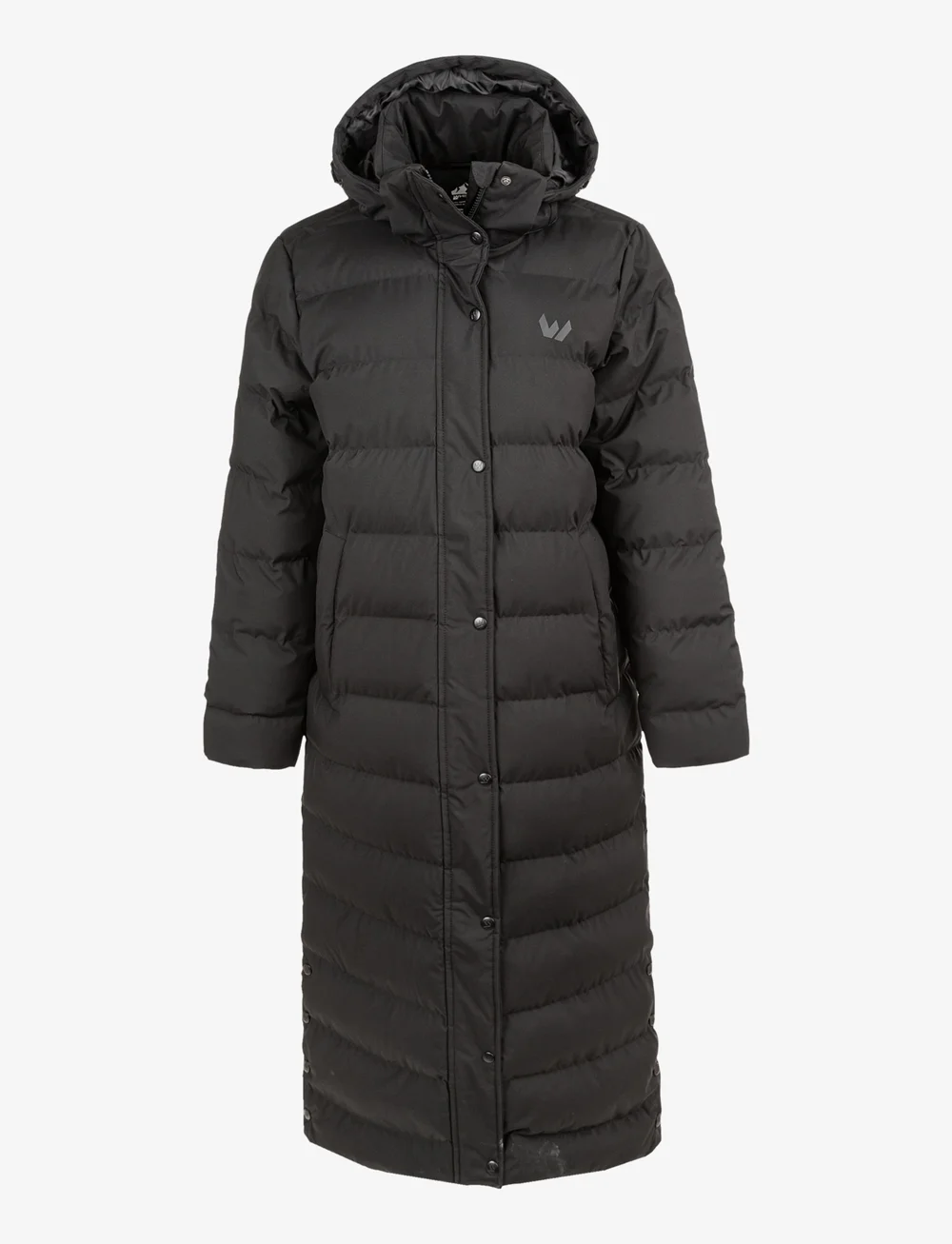 Whistler - Joana W Long Puffer Jacket - daunenjacken - black - 1