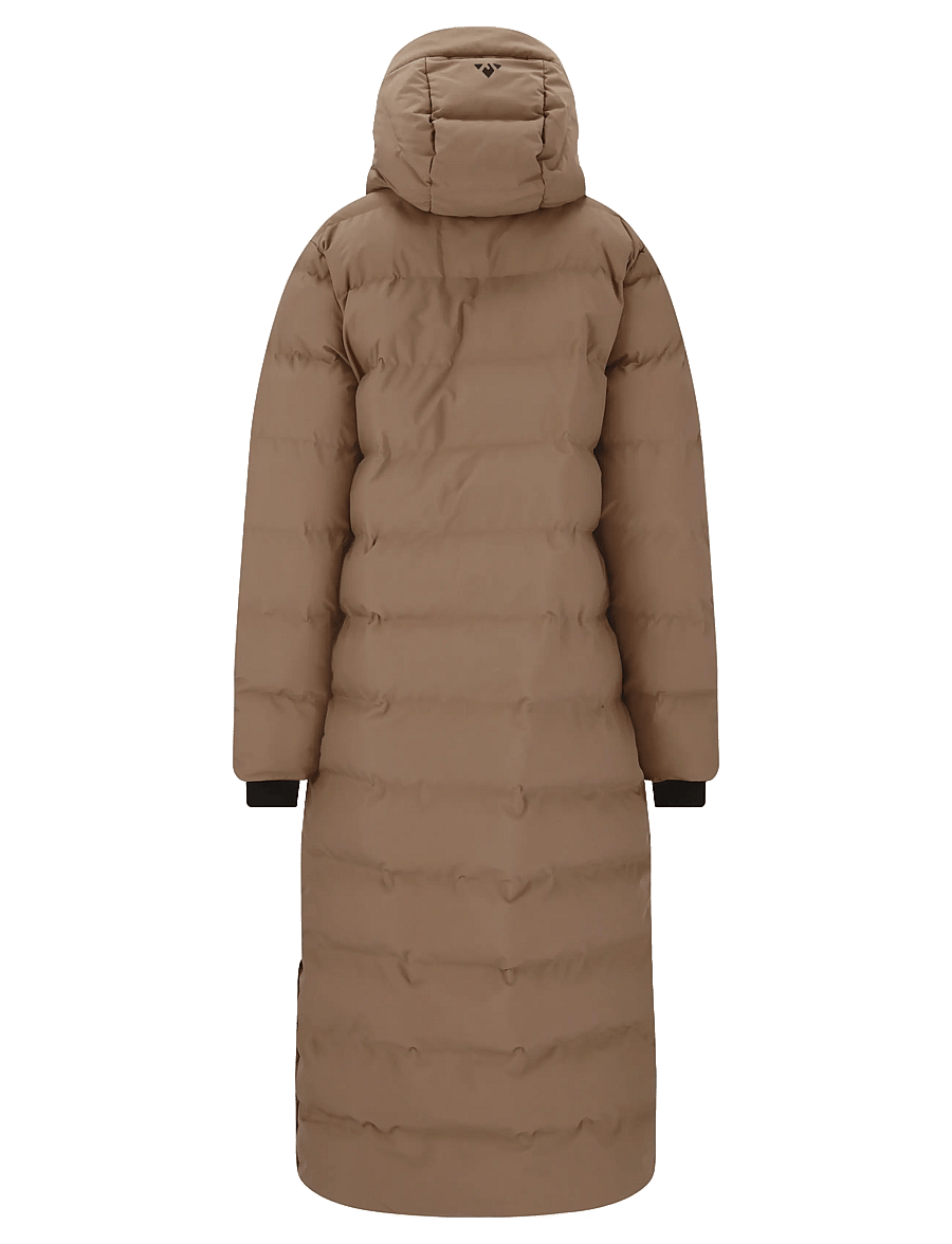 Whistler - Joana W Long Puffer Jacket - dunjackor - chocolate chip - 2