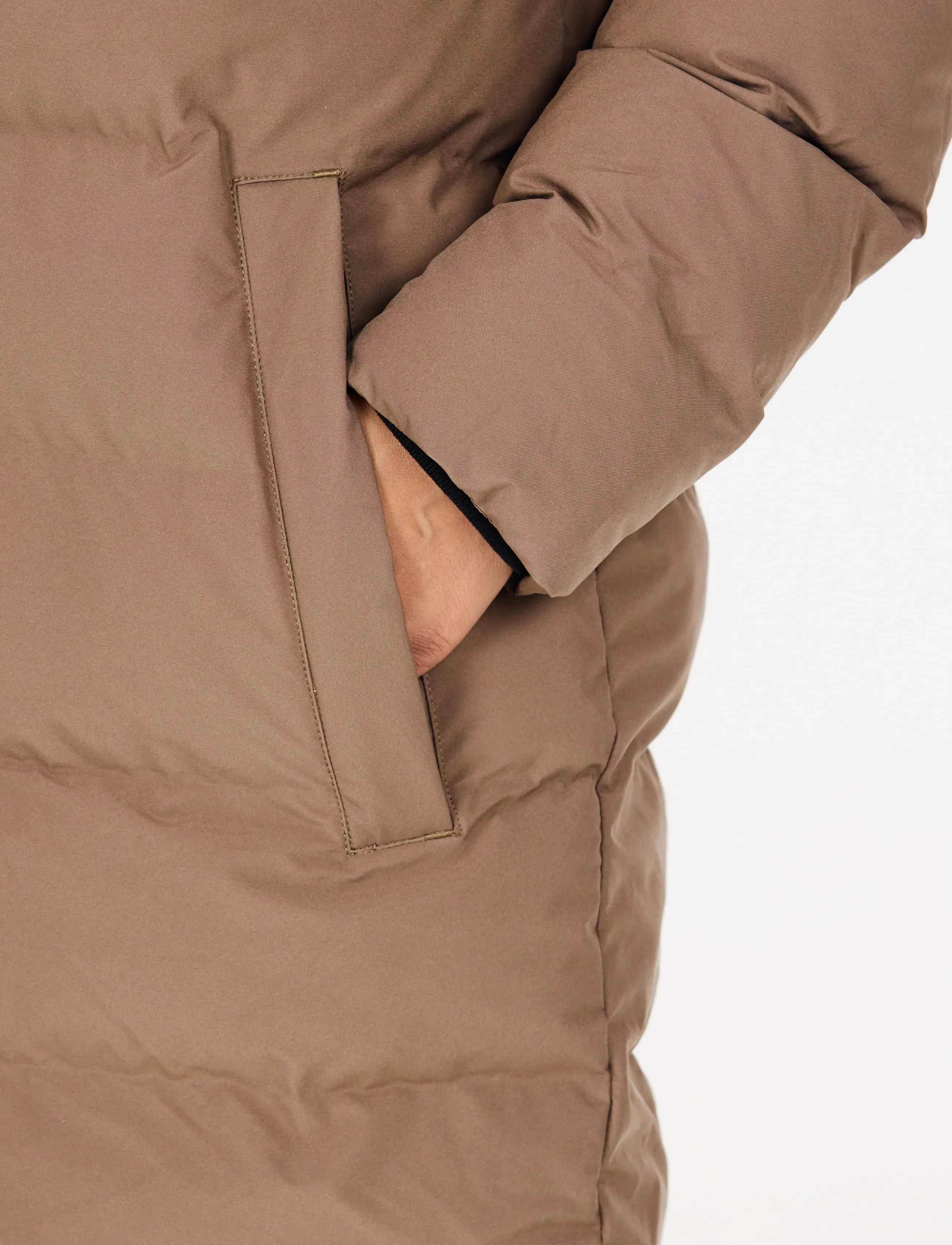 Whistler - Joana W Long Puffer Jacket - dunjackor - chocolate chip - 5