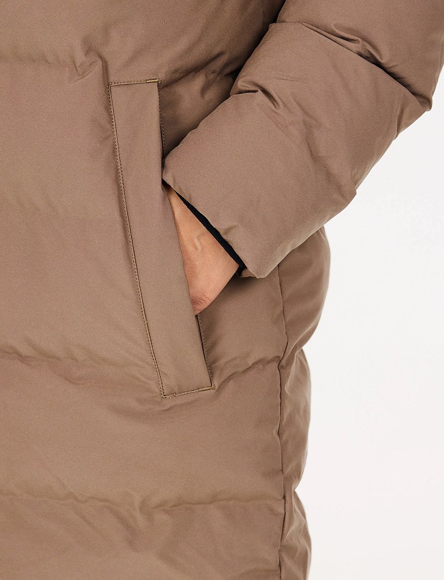 Whistler - Joana W Long Puffer Jacket - dunjackor - chocolate chip - 5