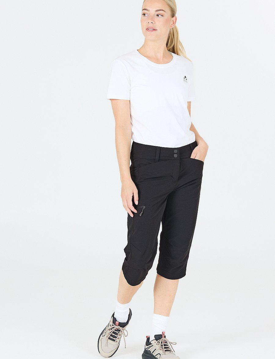 Whistler - Shannie W Long Outdoor Shorts - udendørsshorts - black - 0