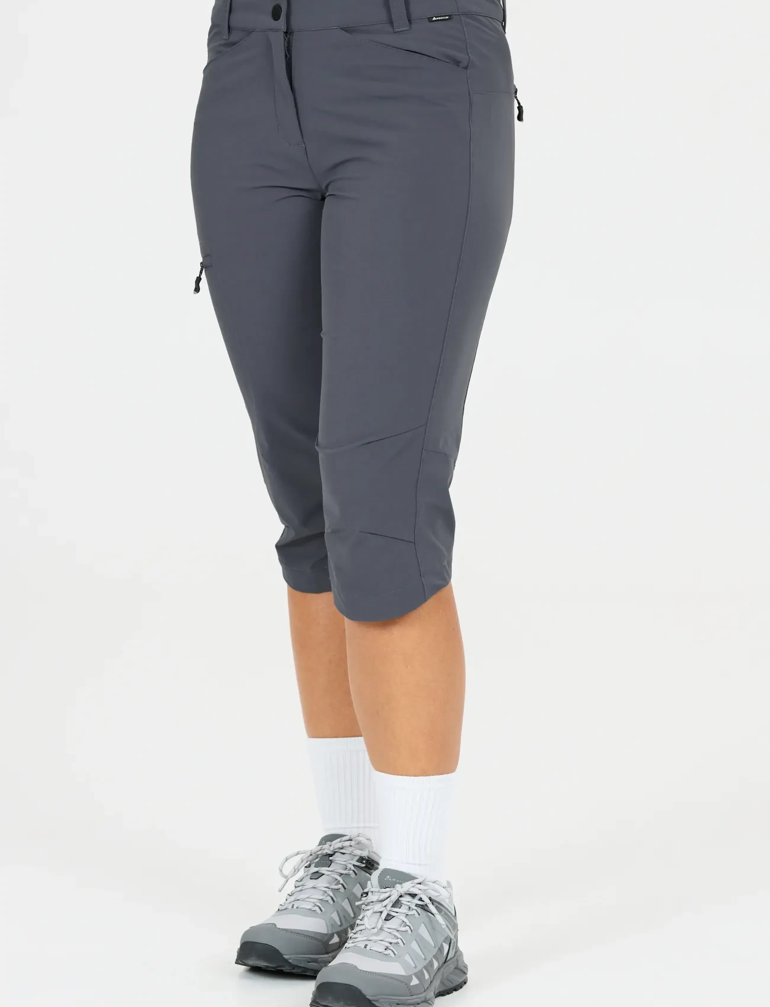 Whistler Shannie W Long Outdoor Shorts, 38, Blue, Sport Shorts > Sport Outdoor Shorts, Dame