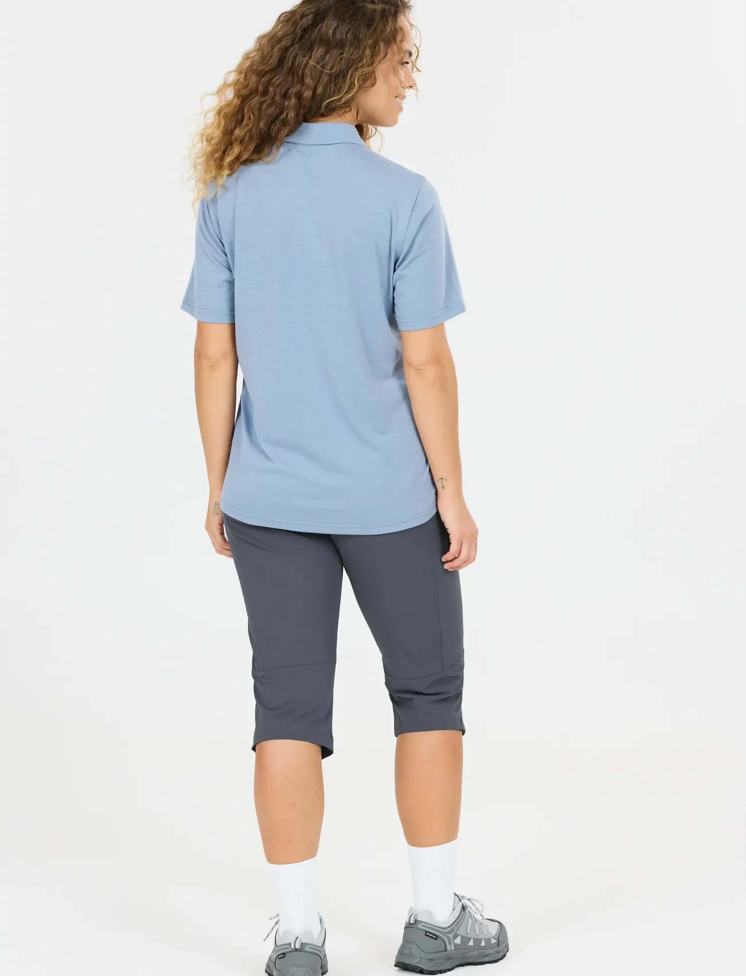 Whistler - Shannie W Long Outdoor Shorts - udendørsshorts - ombre blue - 5