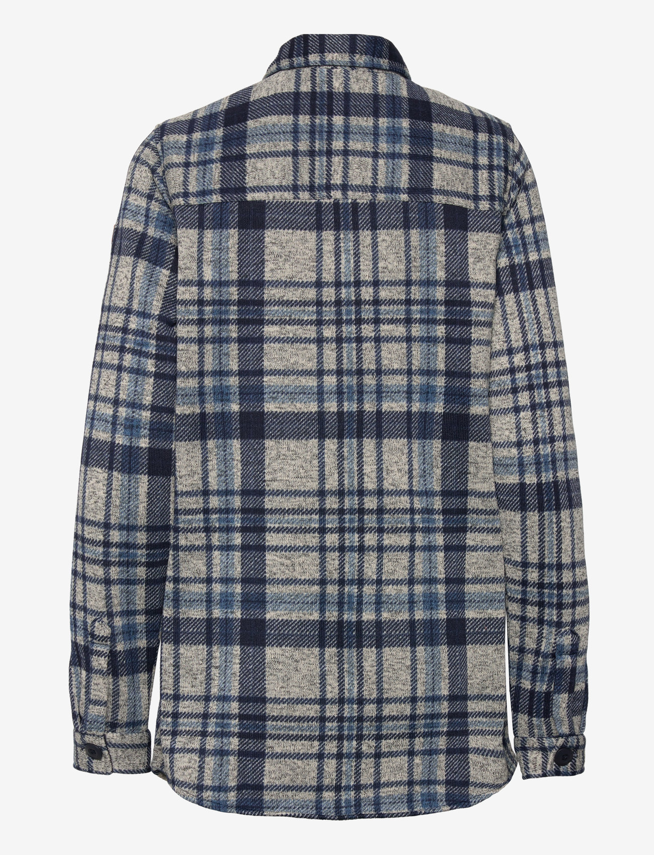 Whistler - Milly W Checked Fleece Shirt - shirts - navy blazer - 2