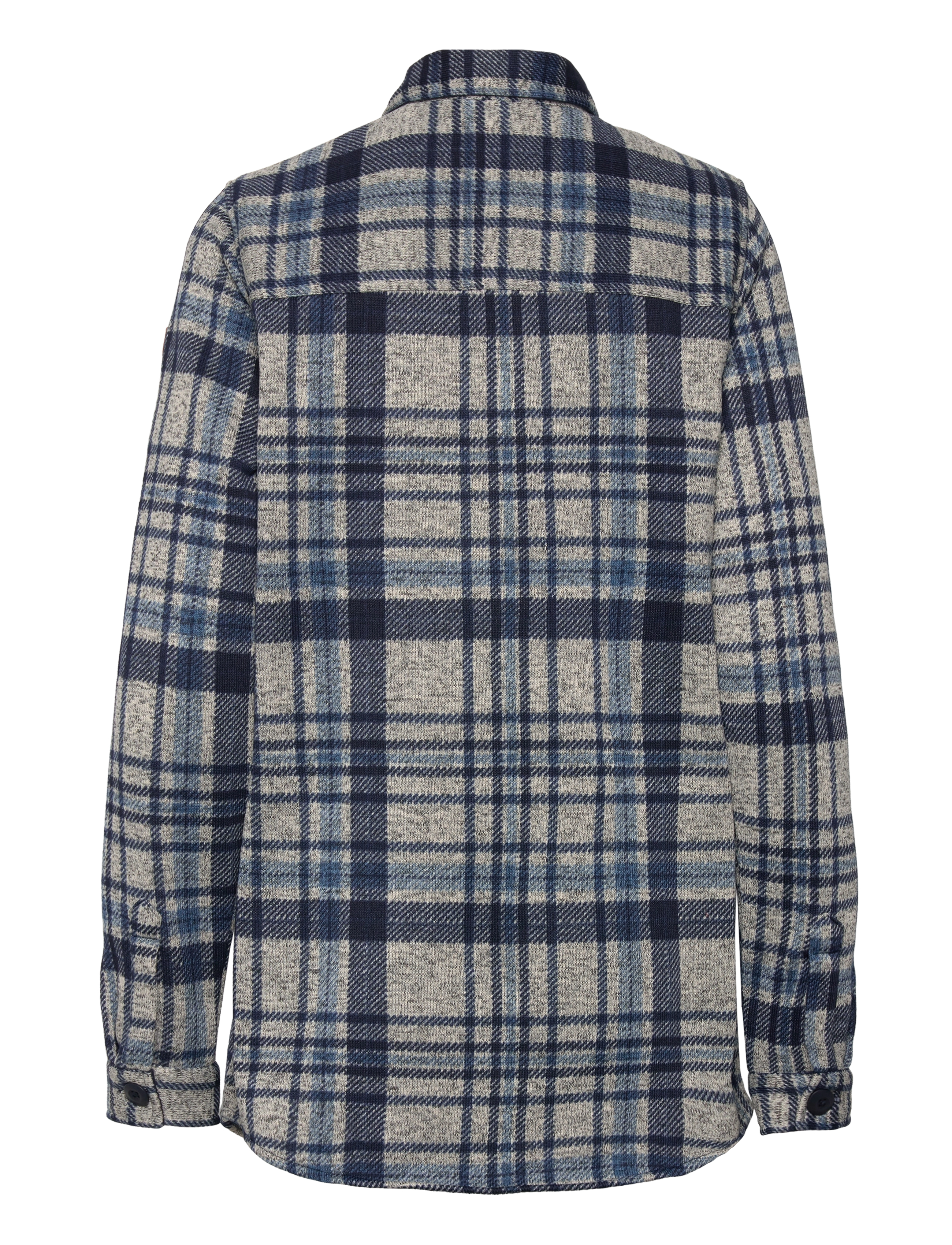 Whistler - Milly W Checked Fleece Shirt - skjortor - navy blazer - 2