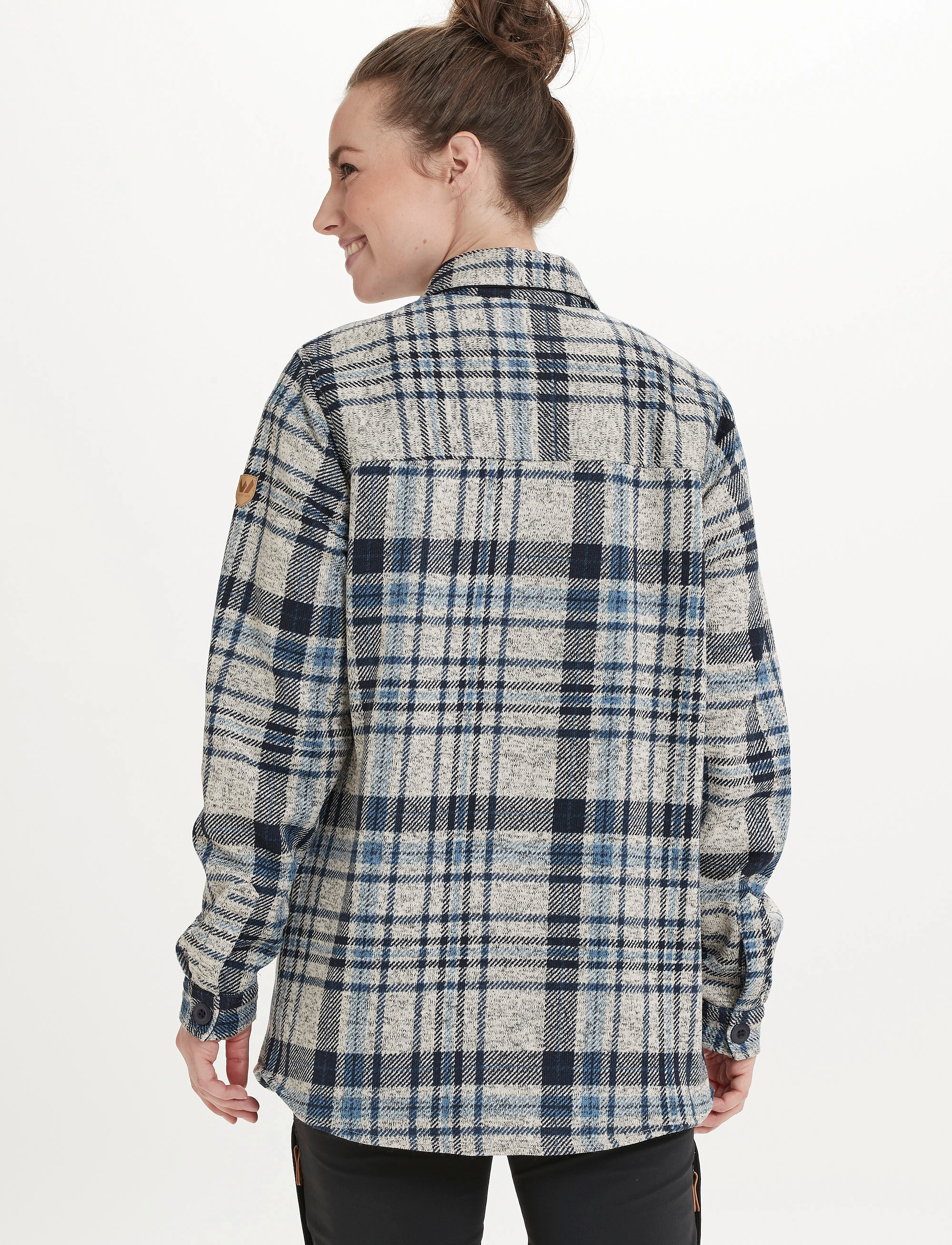 Whistler Milly W Checked Fleece Shirt skjortor dam – bild 8