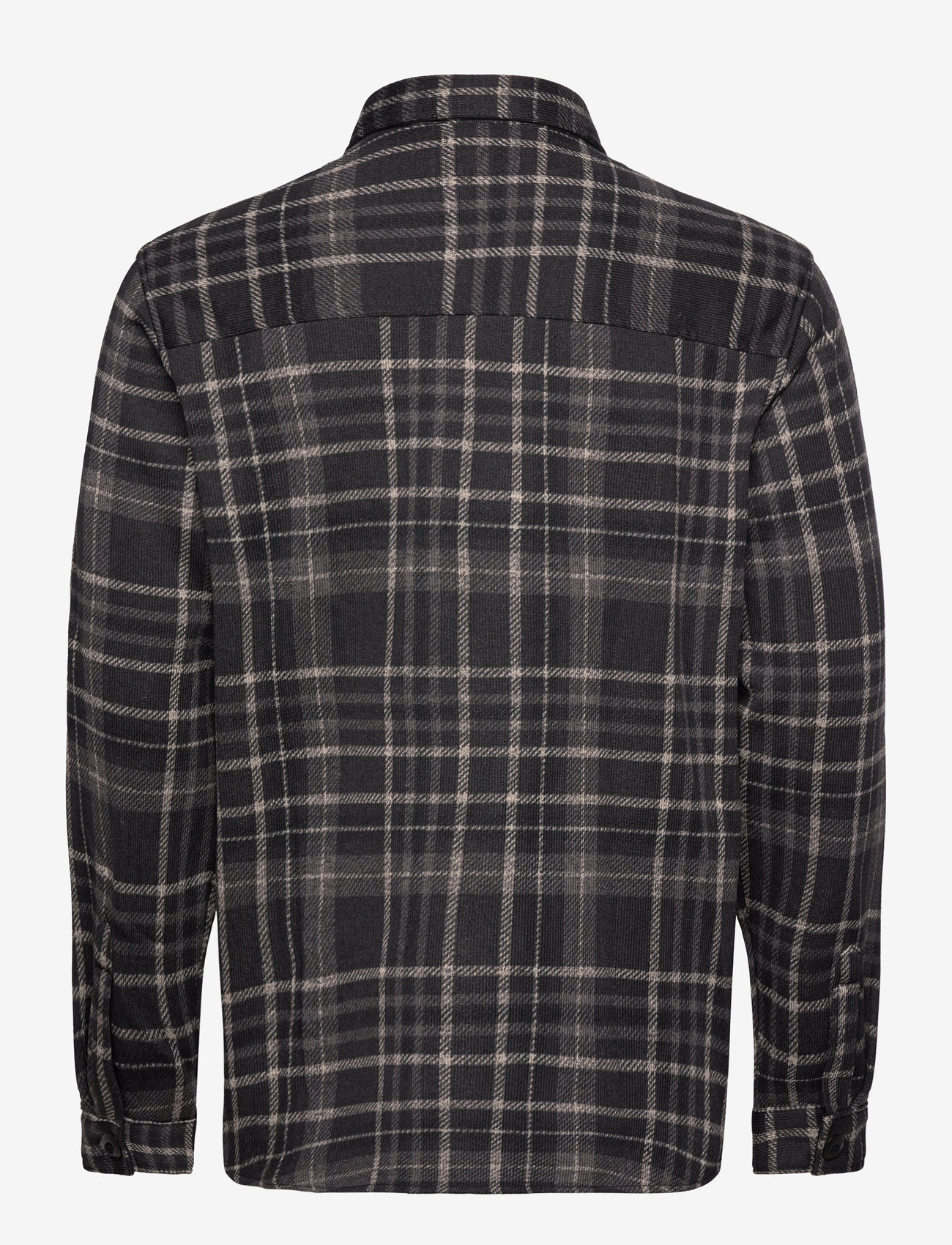 Whistler - Dewey M Checked Fleece Shirt - oberteile & t-shirts - black - 2