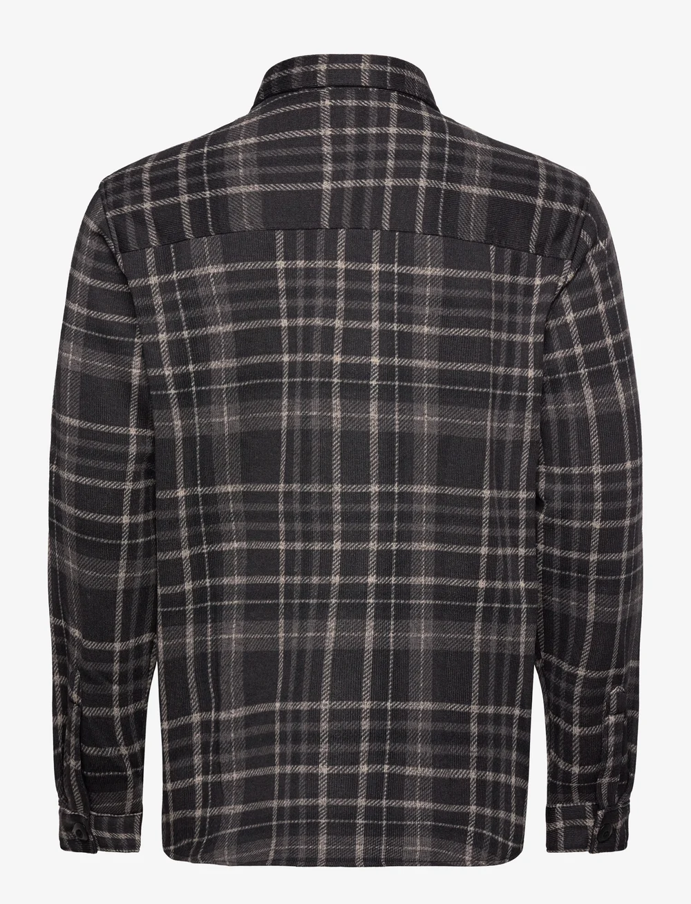 Whistler - Dewey M Checked Fleece Shirt - oberteile & t-shirts - black - 2