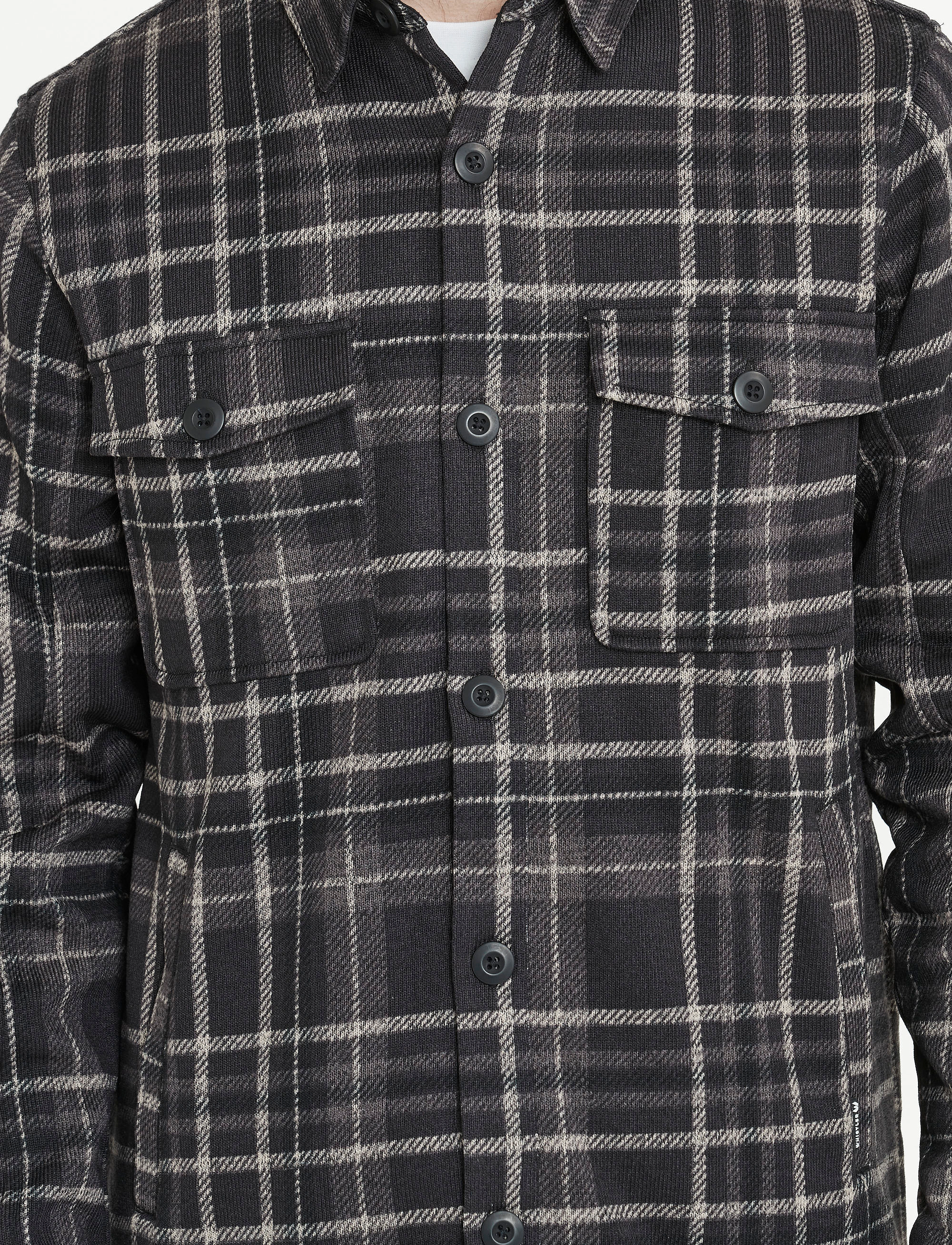 Whistler - Dewey M Checked Fleece Shirt - black - 5
