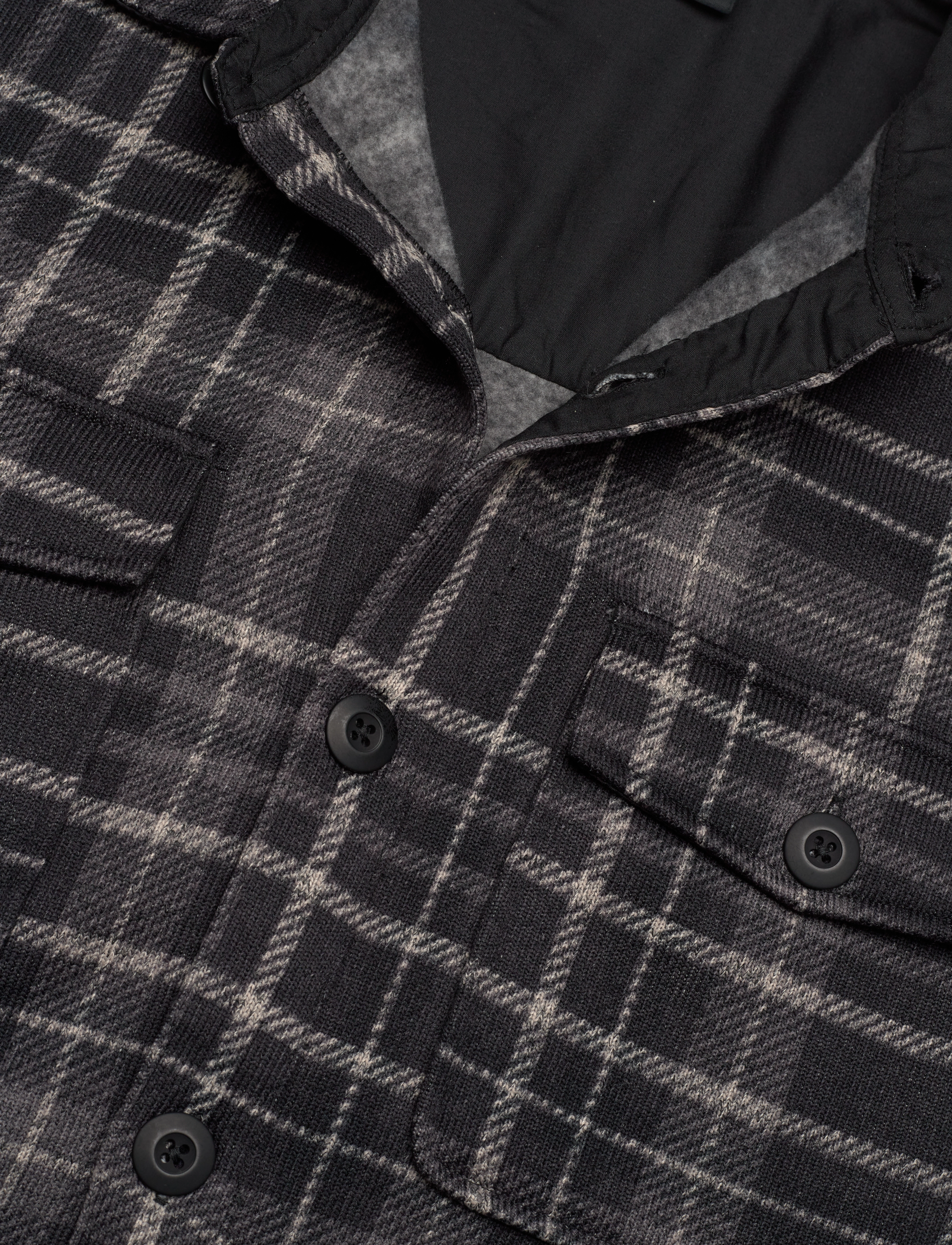 Whistler - Dewey M Checked Fleece Shirt - black - 3