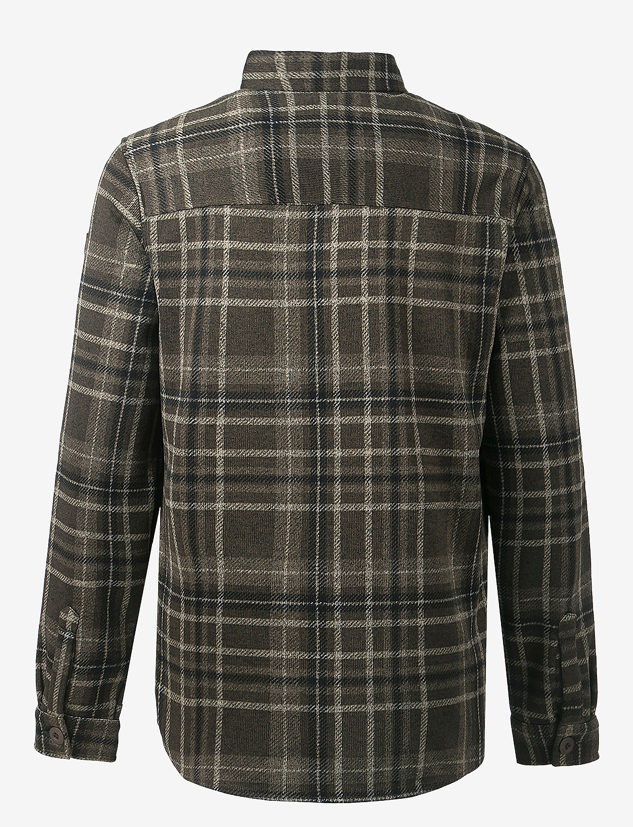 Whistler - Dewey M Checked Fleece Shirt - alussärgid ja t-särgid - forest night - 2