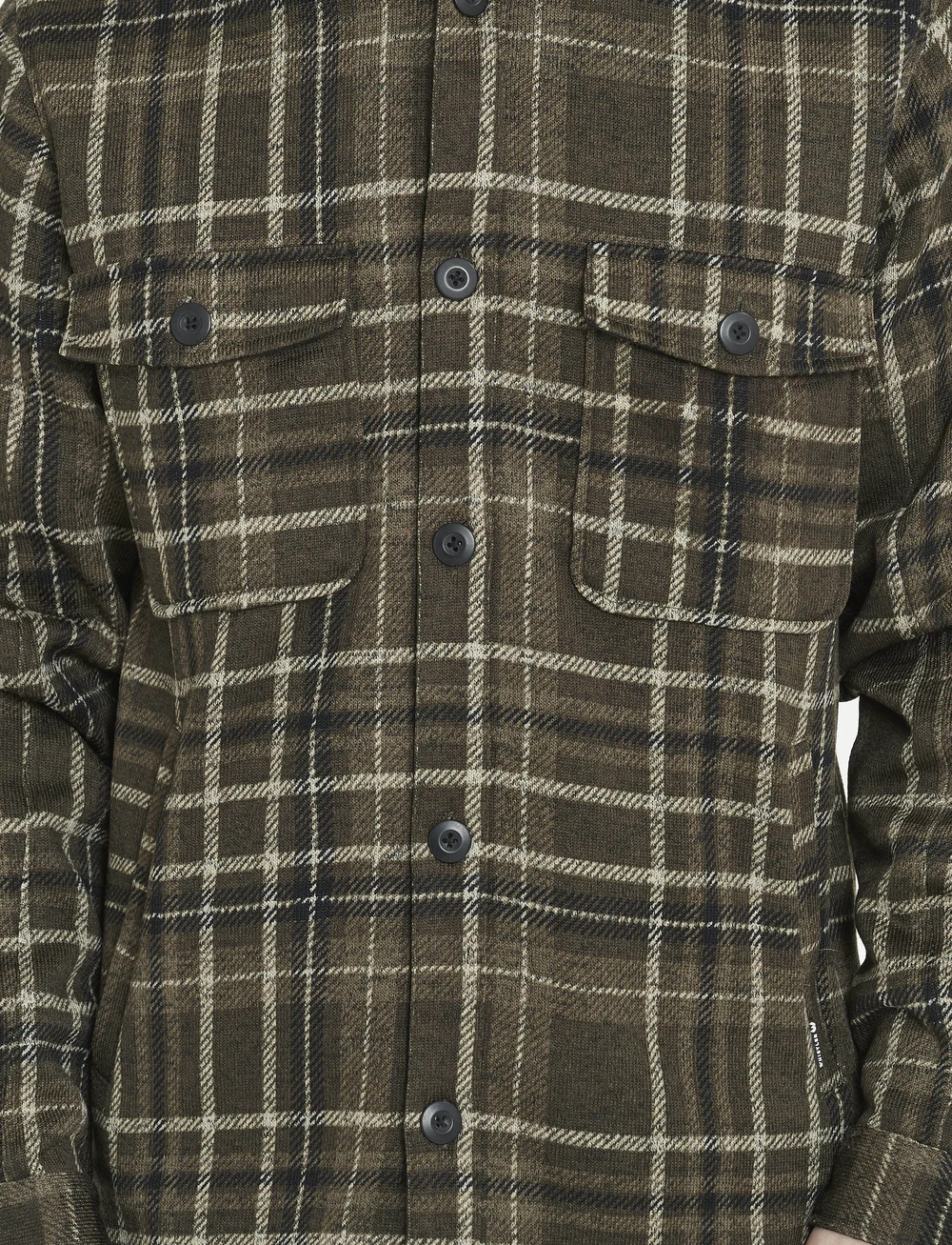 Whistler - Dewey M Checked Fleece Shirt - tops & t-shirts - forest night - 5