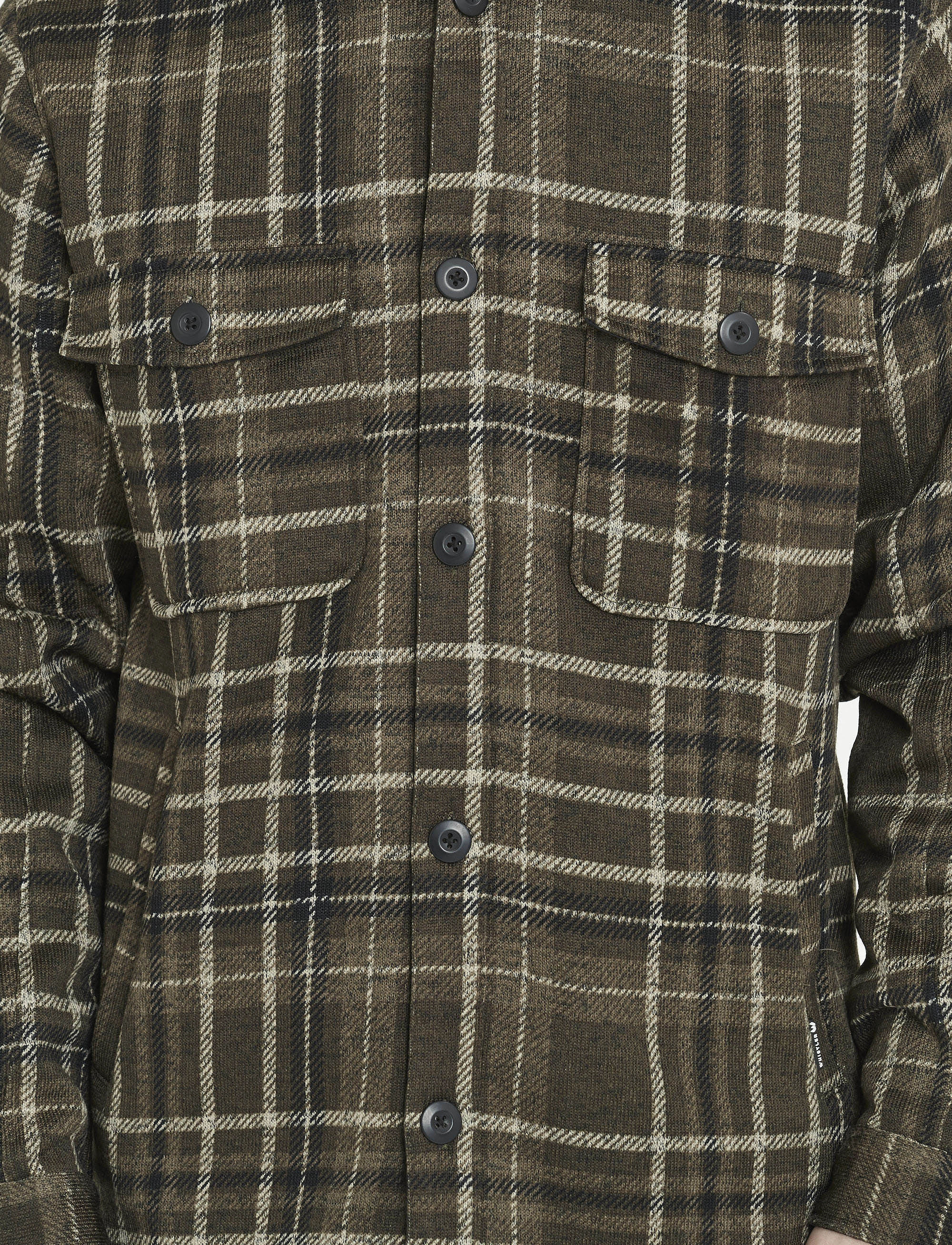 Whistler - Dewey M Checked Fleece Shirt - forest night - 5