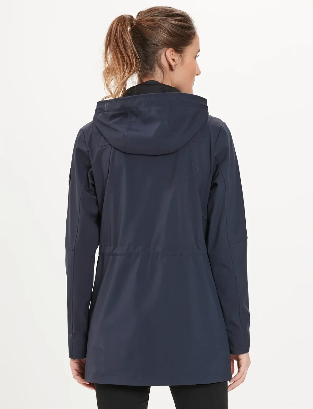 Whistler - Isobel W Long Softshell Jacket W-PR - friluftsjakker - navy blazer - 3