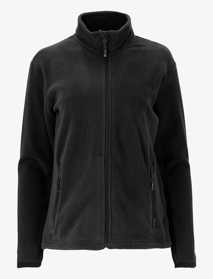 Whistler - Cocoon W Fleece Jacket - oberteile - black - 1