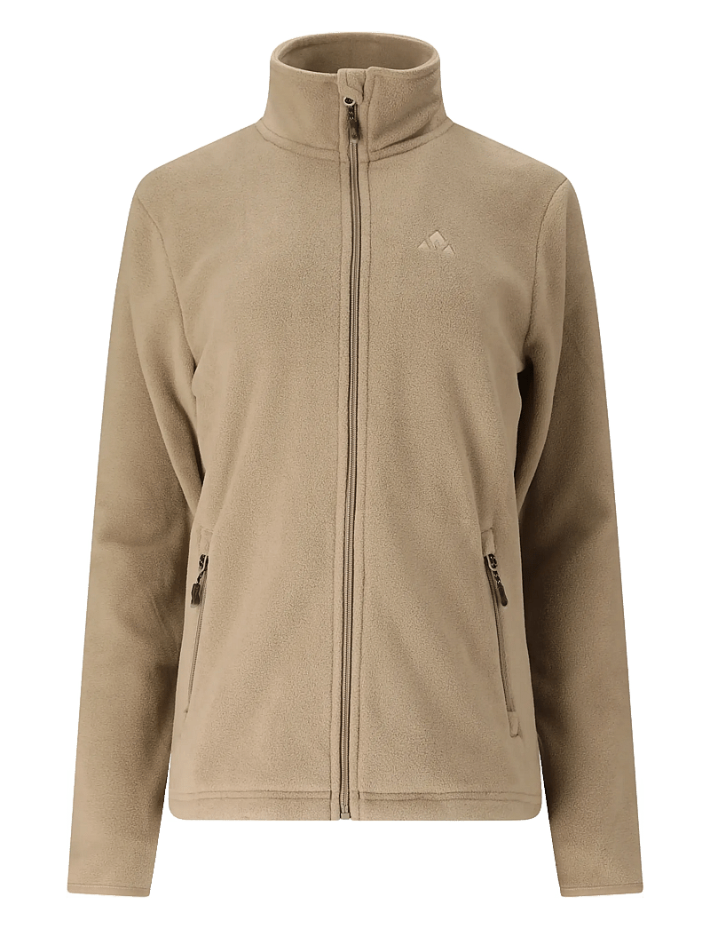 Whistler - Cocoon W Fleece Jacket - oberteile - weathered teak - 1