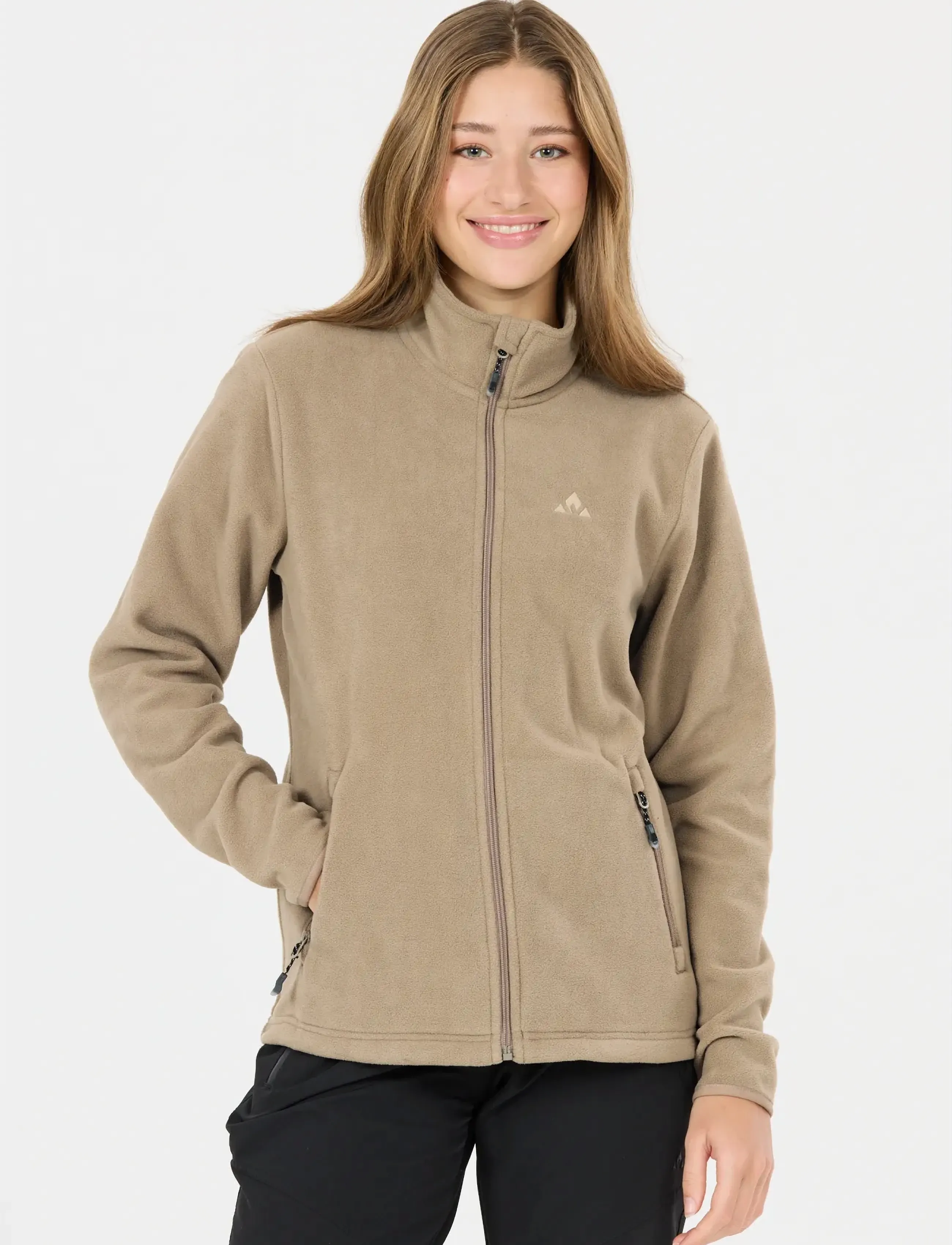 Whistler Cocoon W Fleece Jacket, 42, Beige, Sport Clothing > Sport Fleeces & Midlayers, Dame