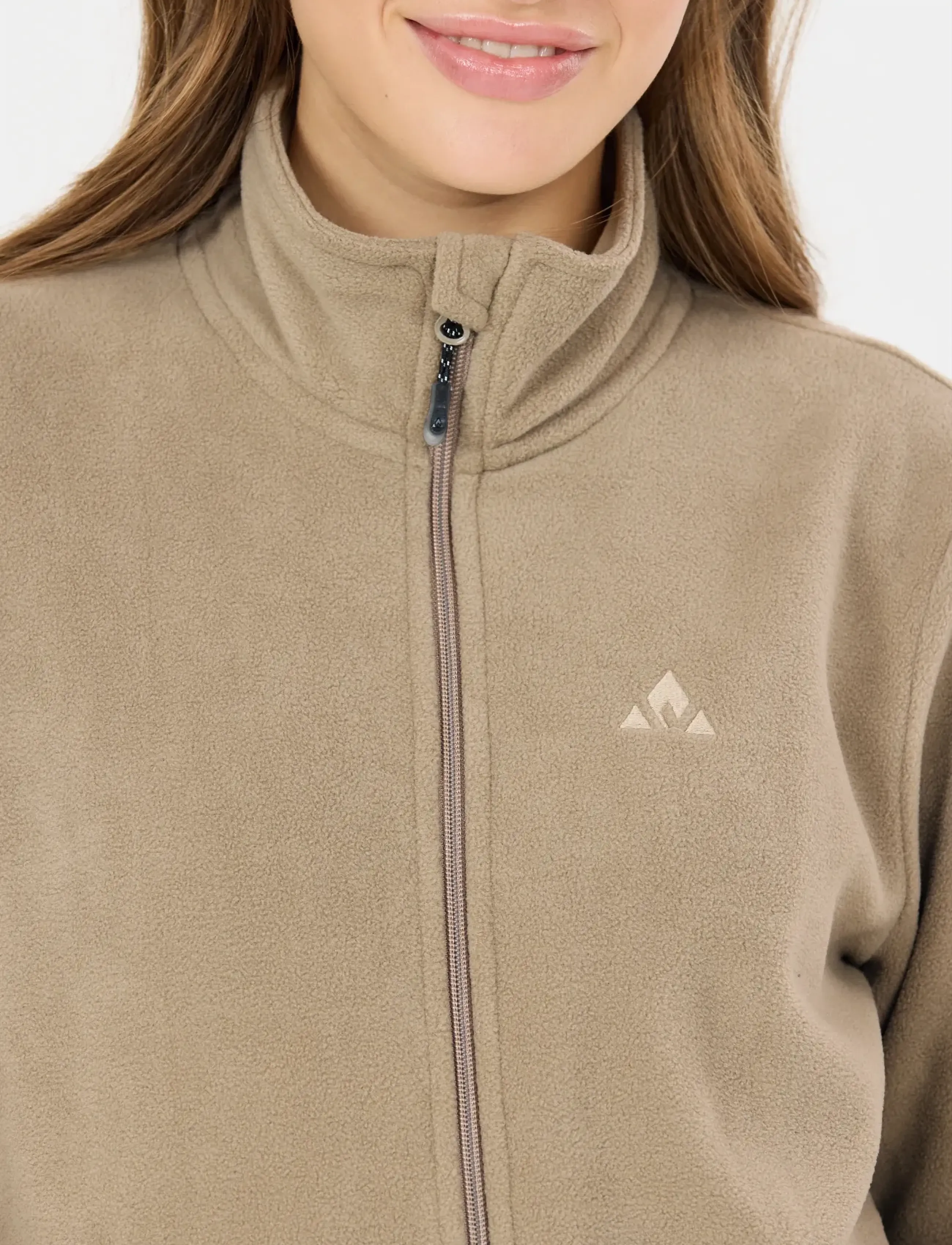 Whistler - Cocoon W Fleece Jacket - góry - weathered teak - 4