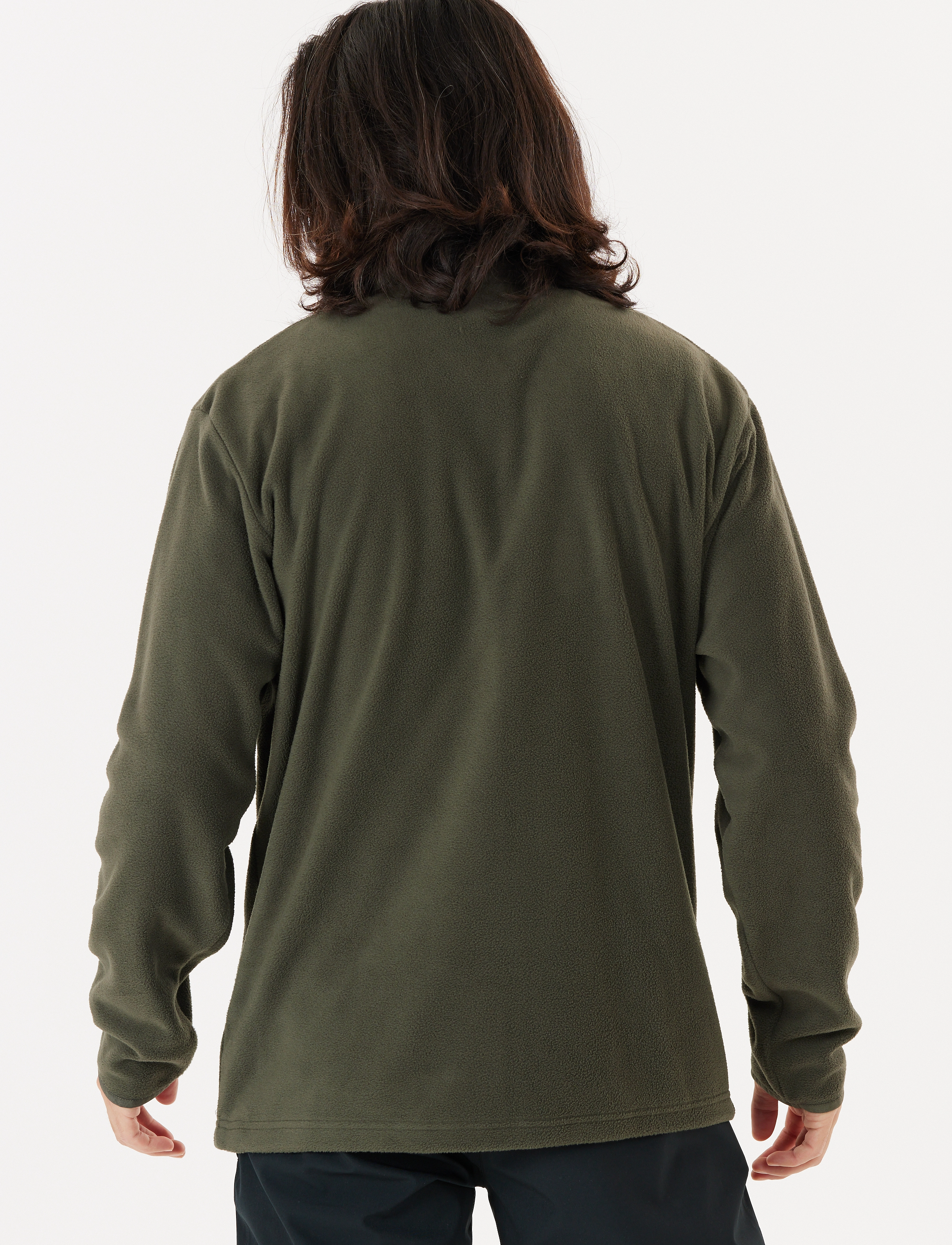 Whistler Cocoon M Fleece Jacket - Kleidung - BLACK INK / khaki/green
