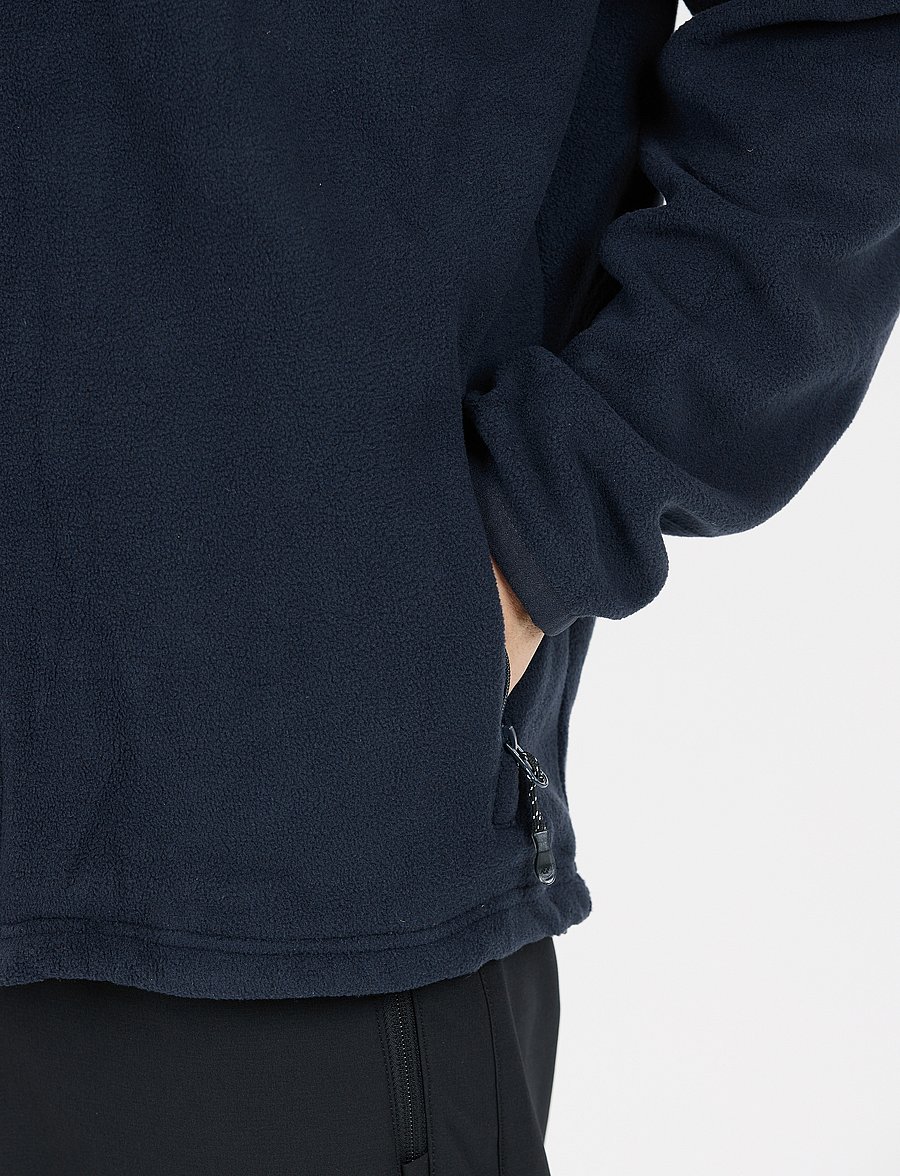 Whistler - Cocoon M Fleece Jacket - flīsa un siltās jakas - navy blazer - 4