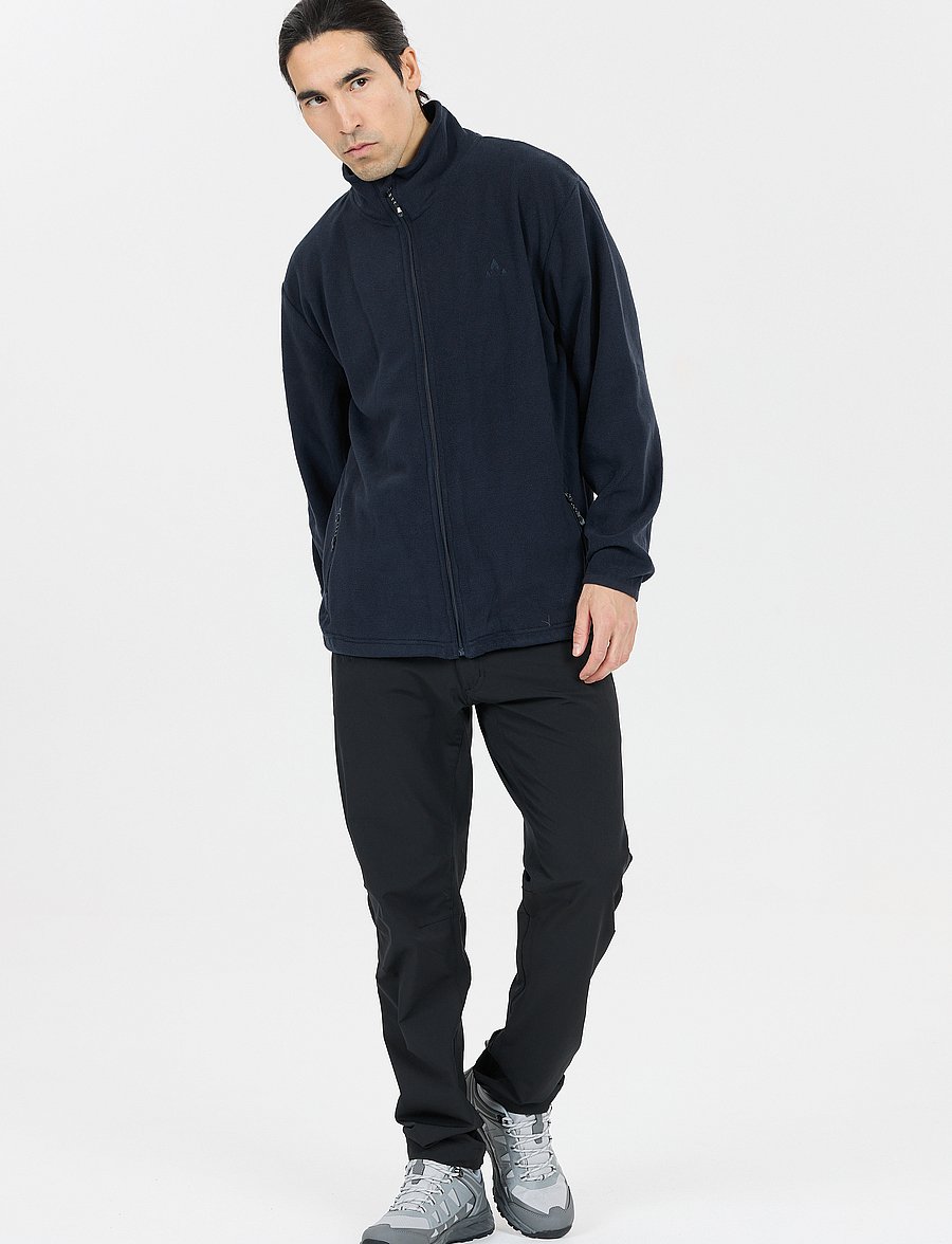 Whistler - Cocoon M Fleece Jacket - flīsa un siltās jakas - navy blazer - 5