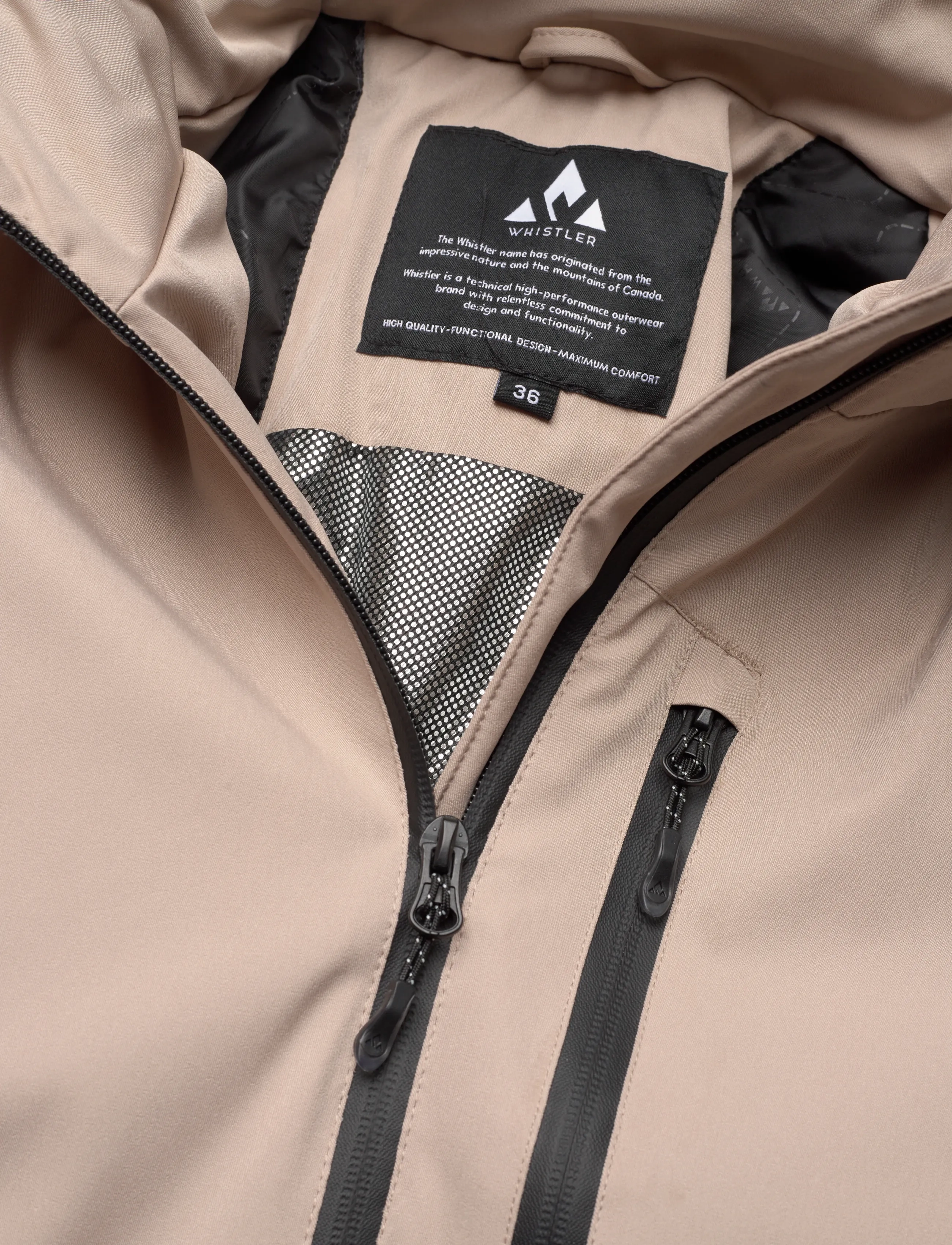 Whistler - Jada W Stretch Ski Jacket W-PRO 150 - suusariietus - simply taupe - 2